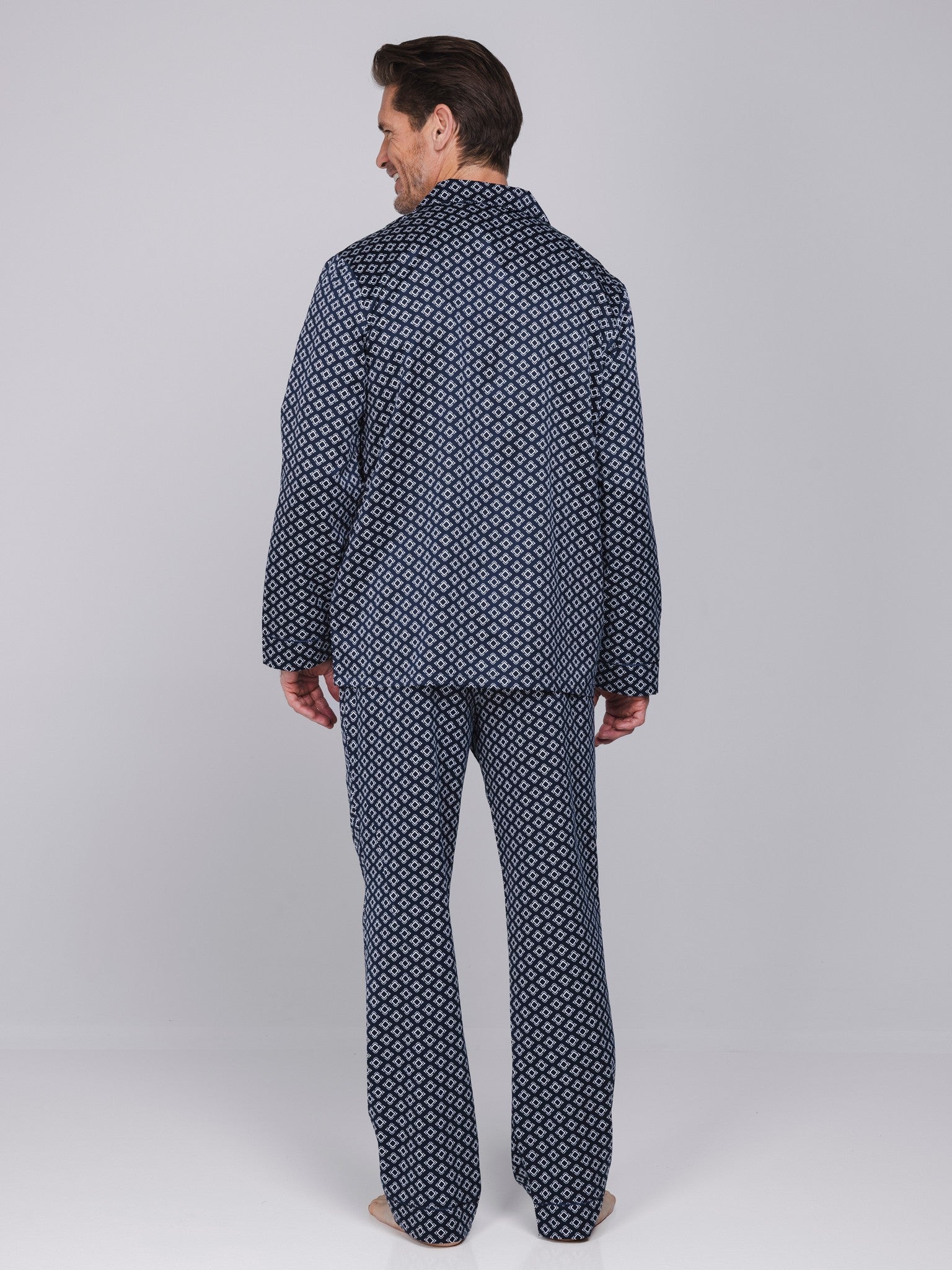robson-graphic-herren-pyjama-dunkelblau-satin-gr-48-58 image 3