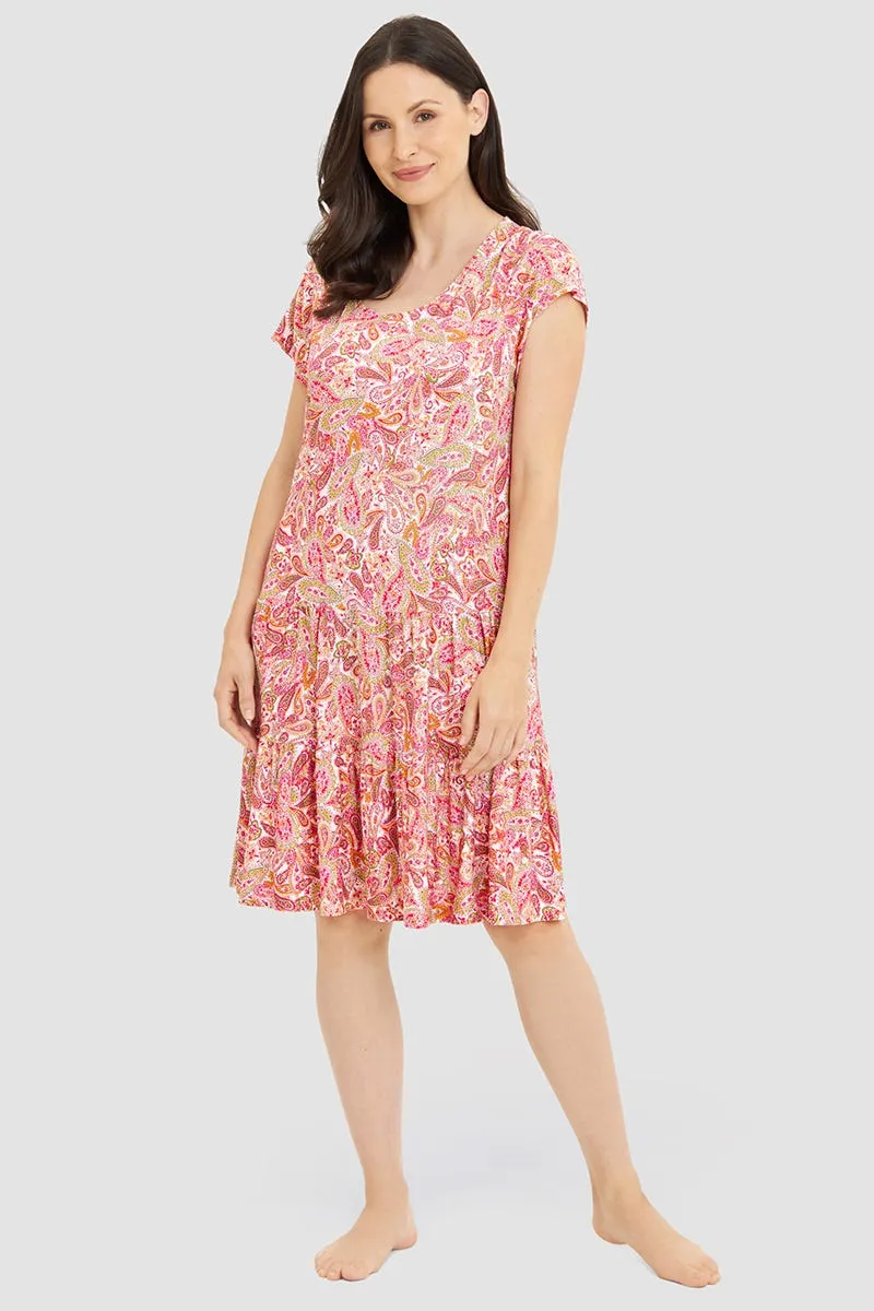 r-sch-be-happy-strandkleid-knielang-rot-viskose-2 image 1