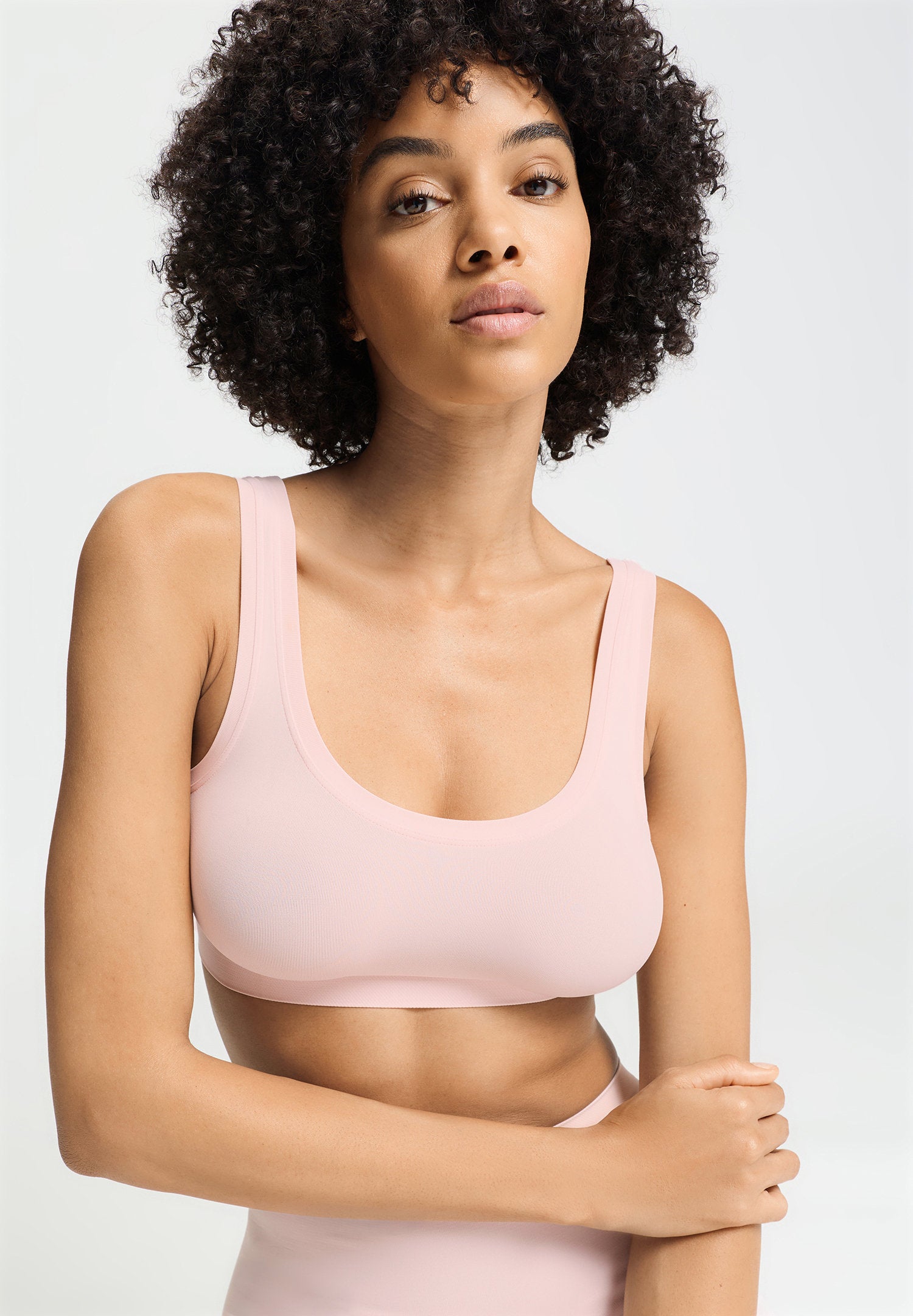 hanro-touch-feeling-crop-top-bustier-rosewater-microfaser image 6