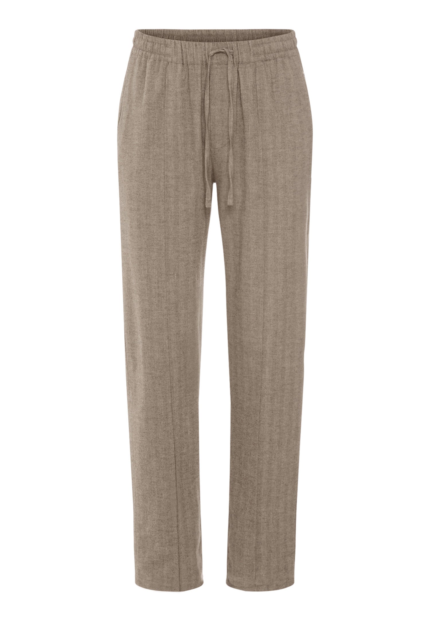 hanro-woolen-luxury-long-pants-hose-earthy-woven-wolle image 1