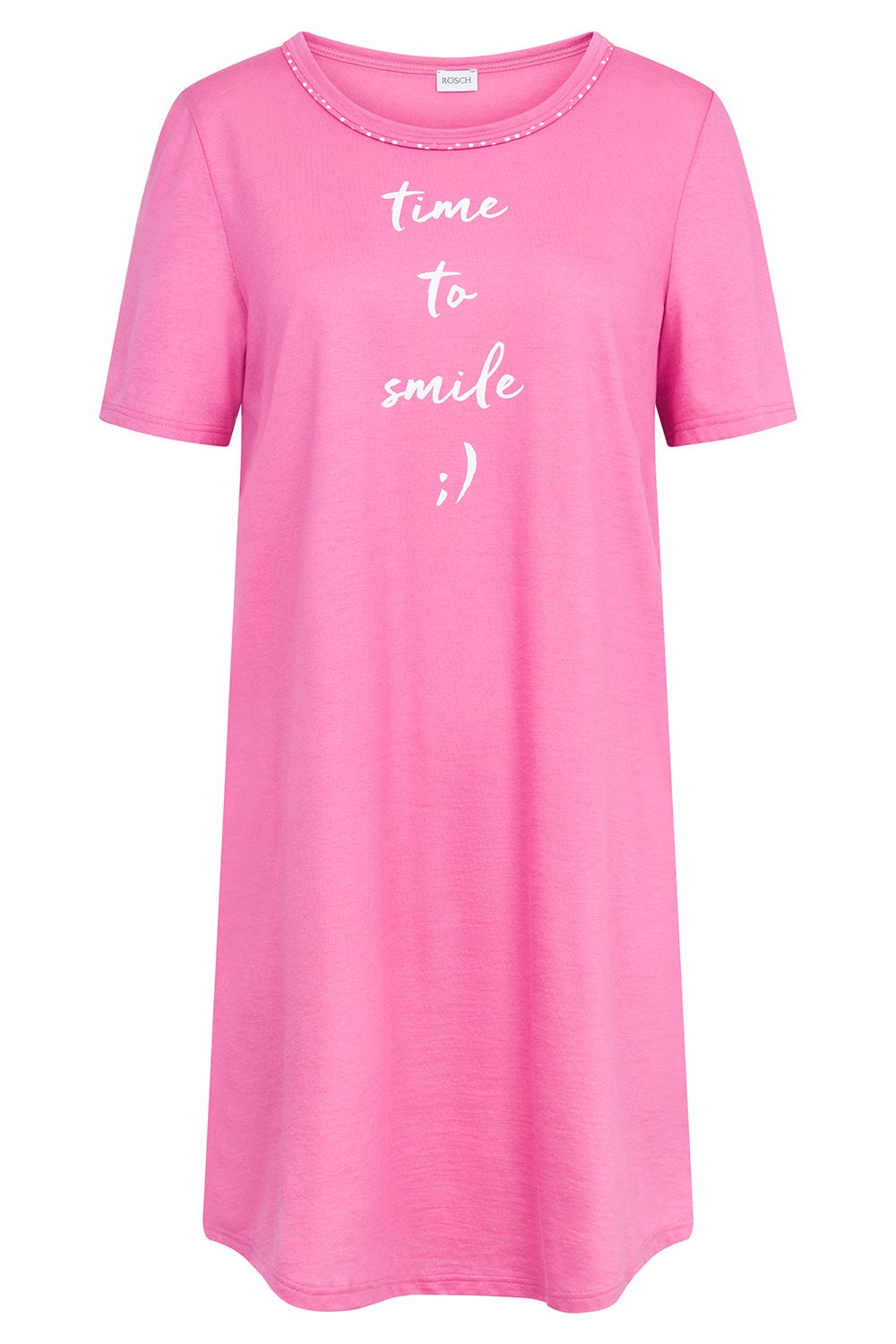 r-sch-be-happy-nachthemd-knielang-pink-print-kurzarm image 2