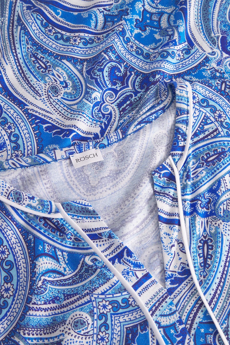 r-sch-be-happy-nachthemd-paisleydruck-v-ausschnitt-blau image 4