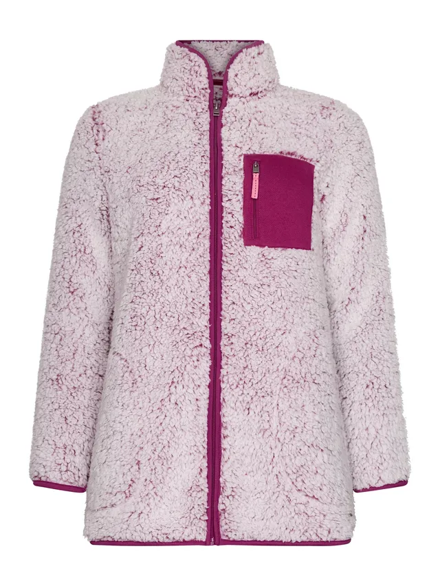 pastunette-rebelle-cin-cin-fleeceweste-dunkelrosa-sherpa image 1