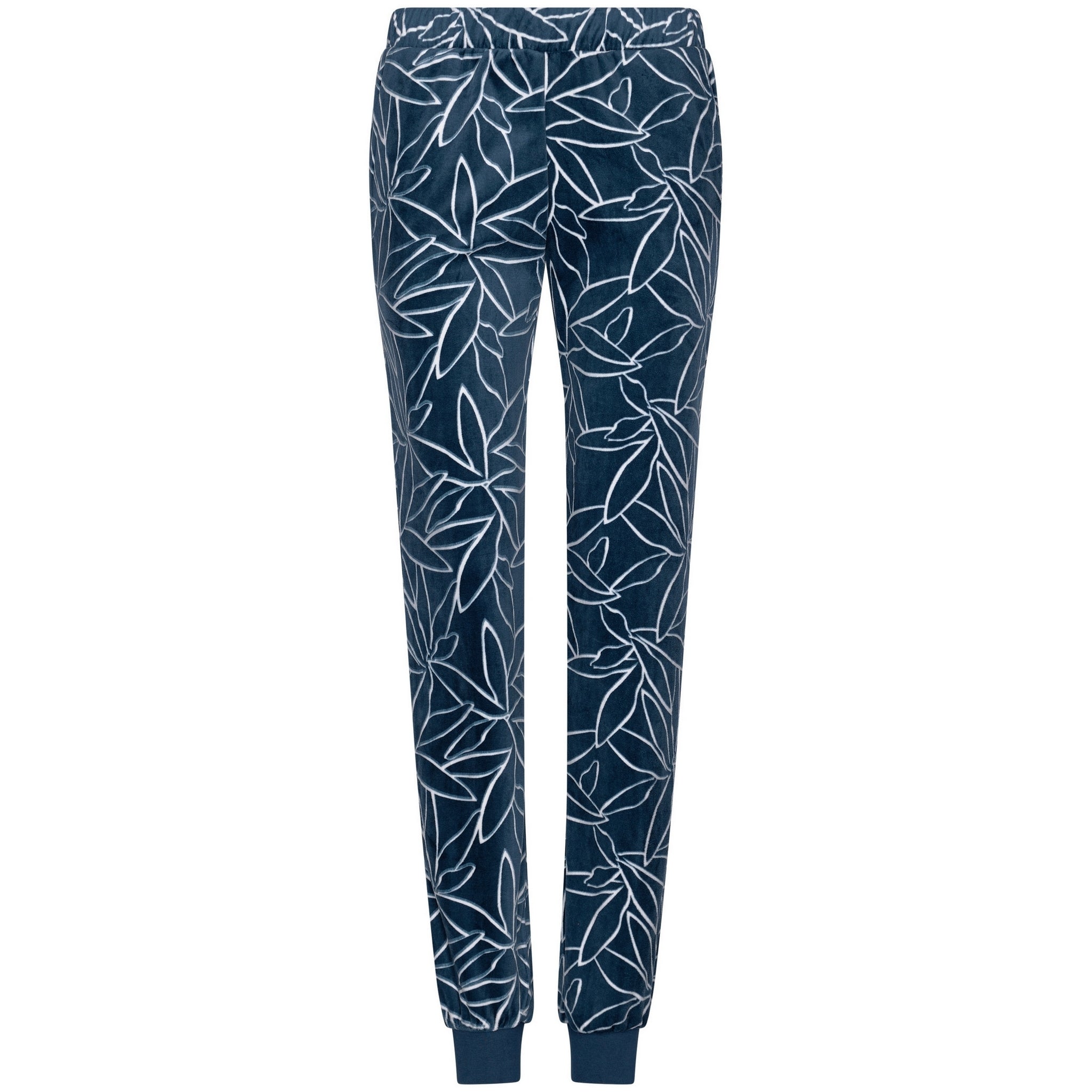 pastunette-premium-art-deco-pyjama-blau-fleece-warm image 2