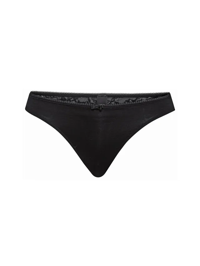 calida-sensual-secrets-string-low-cut-baumwolle-schwarz image 1