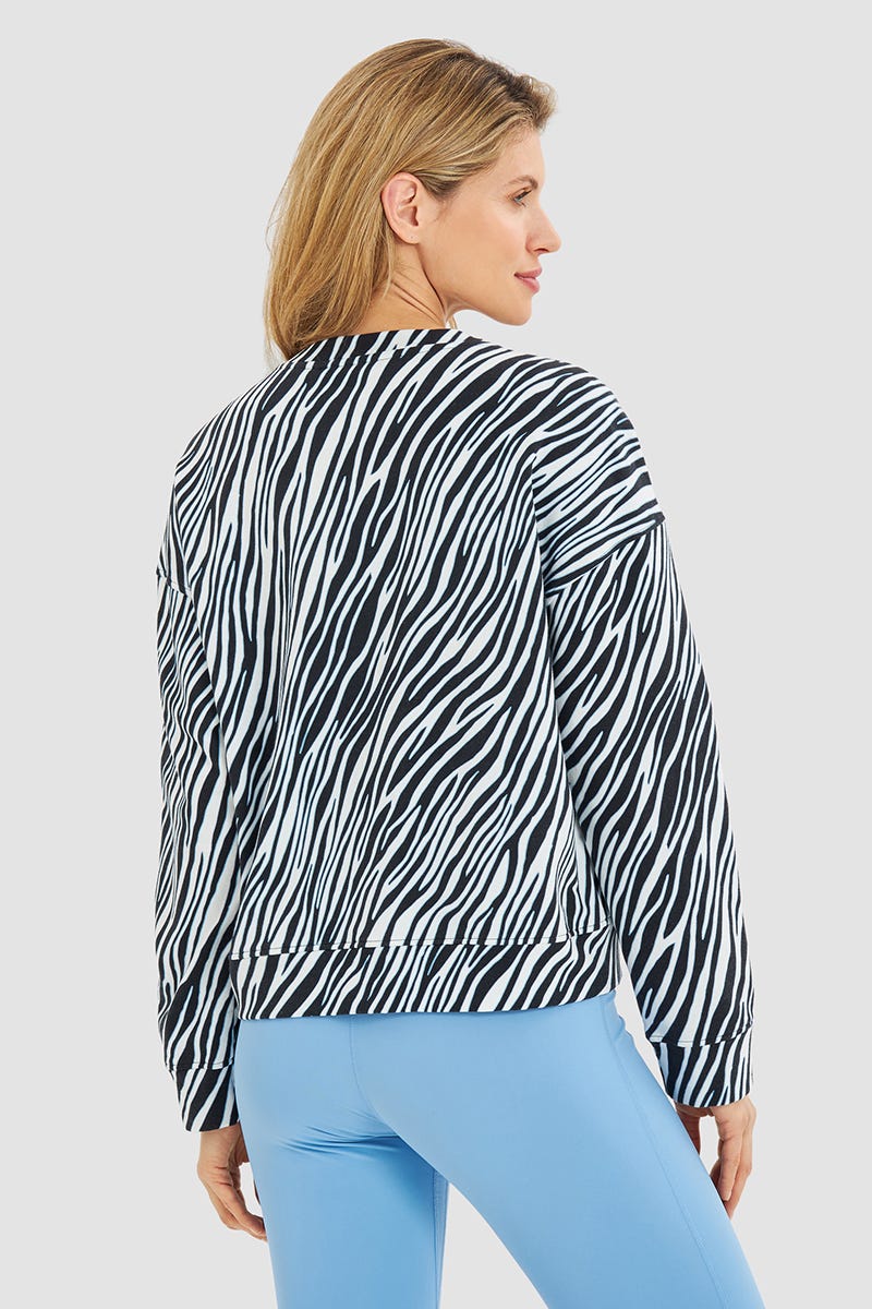 r-sch-be-happy-sweatshirt-langarm-damen-schwarz-zebra image 3