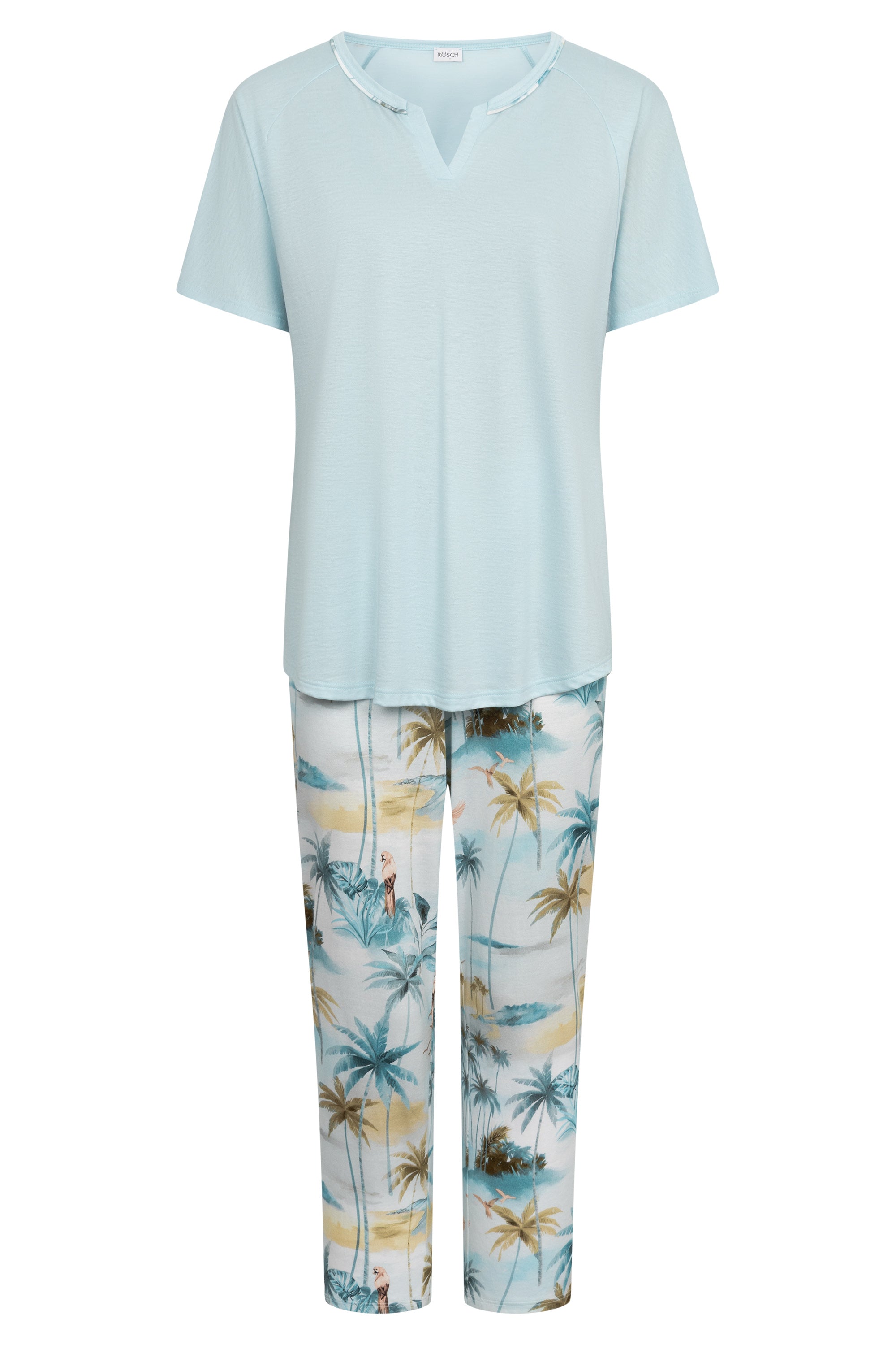 r-sch-be-happy-7-8-pyjama-palmendruck-t-rkis-modal image 2