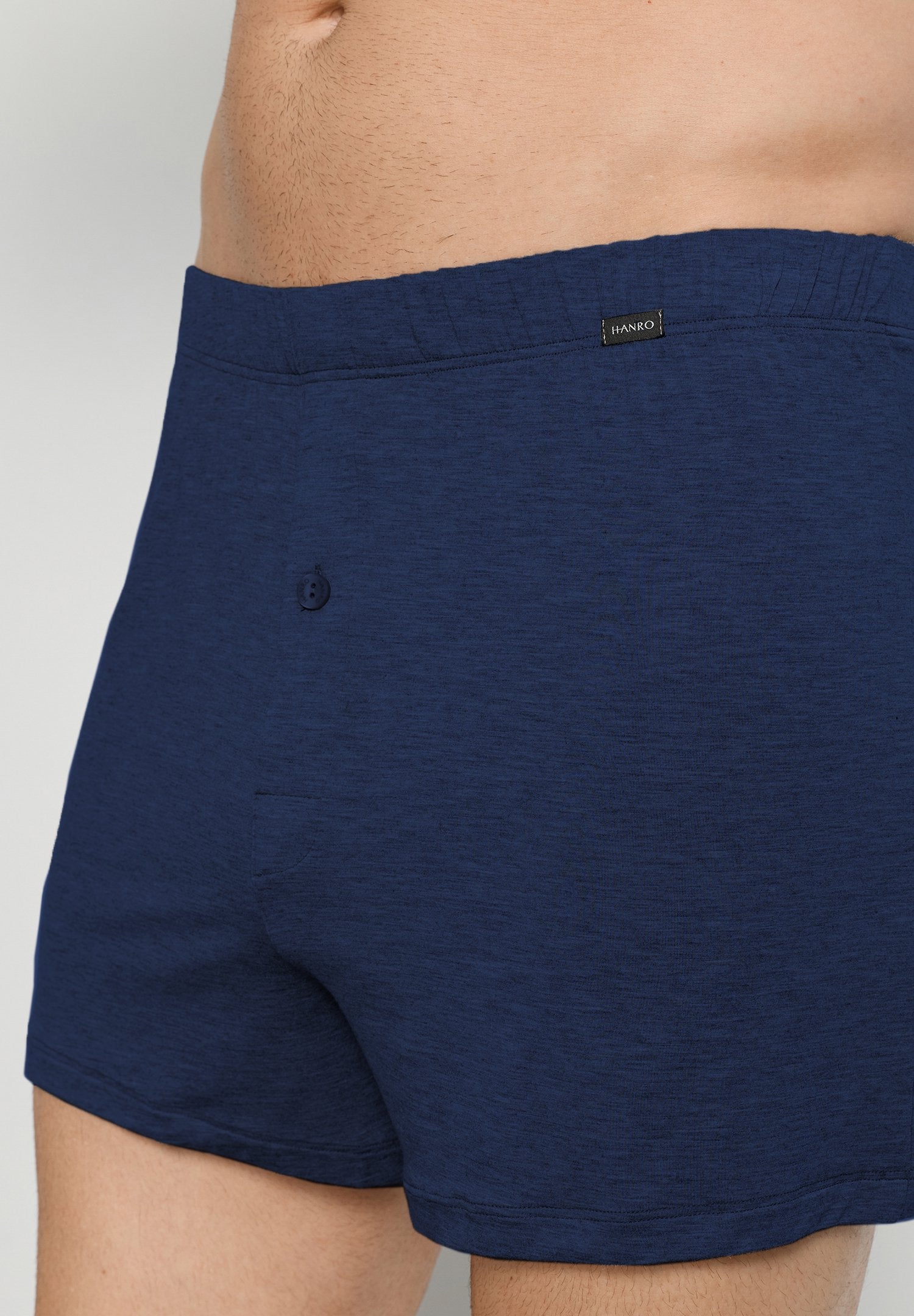 hanro-casuals-boxers-herren-deep-navy-viskose image 6
