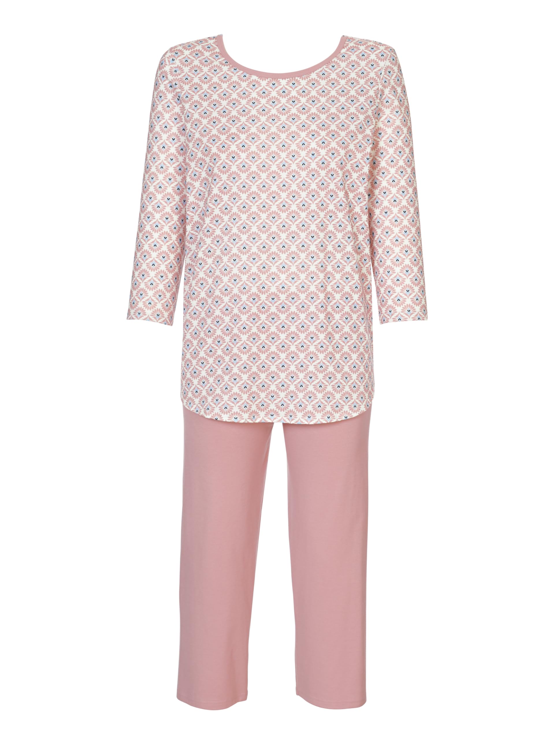 calida-lovely-nights-pyjamaset-damen-3-4-english-red image 1
