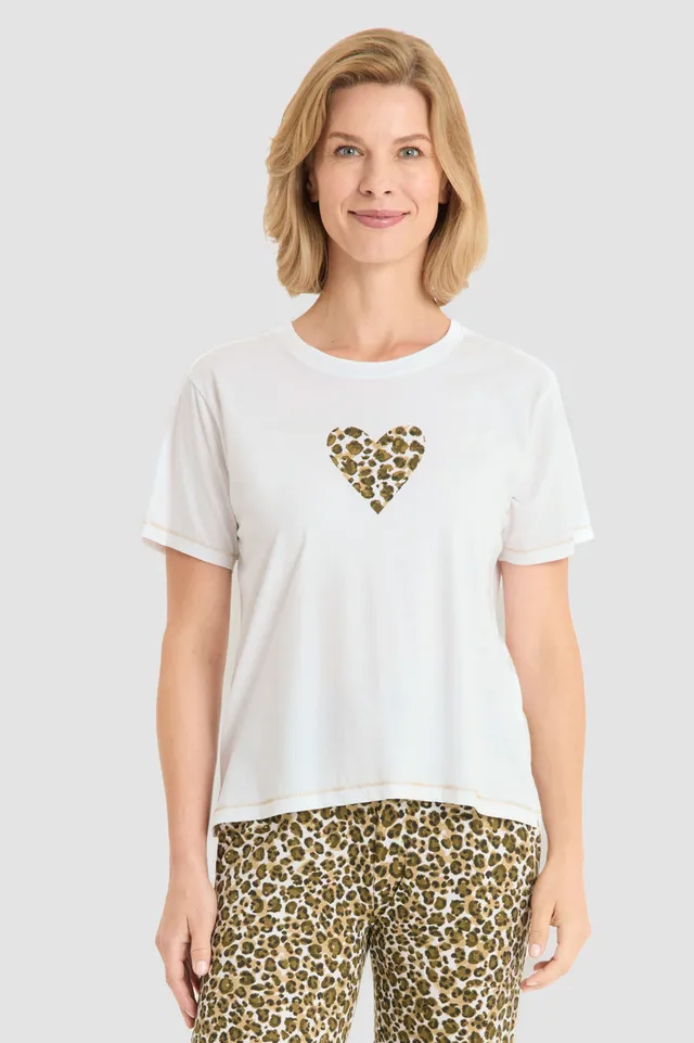 r-sch-be-happy-shirt-kurzarm-herzmotiv-wei-baumwolle image 1