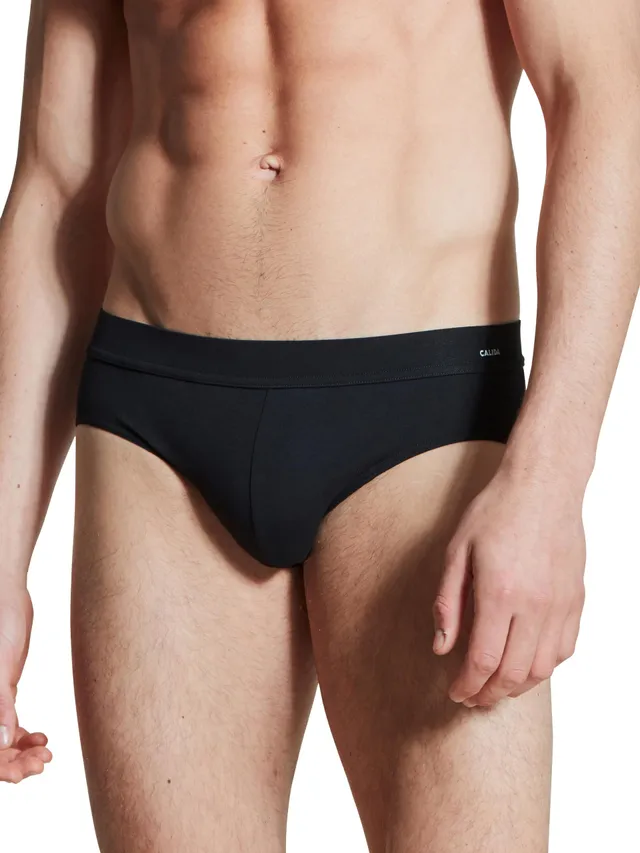 calida-cotton-code-slip-herren-schwarz-52-54-baumwolle image 1