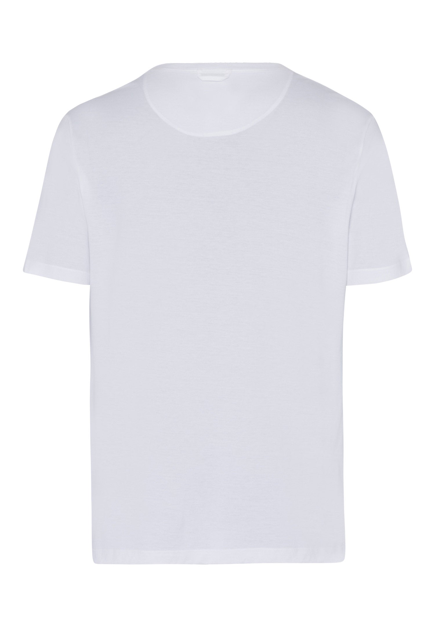 hanro-night-and-day-kurzarm-shirt-herren-wei-baumwolle image 3