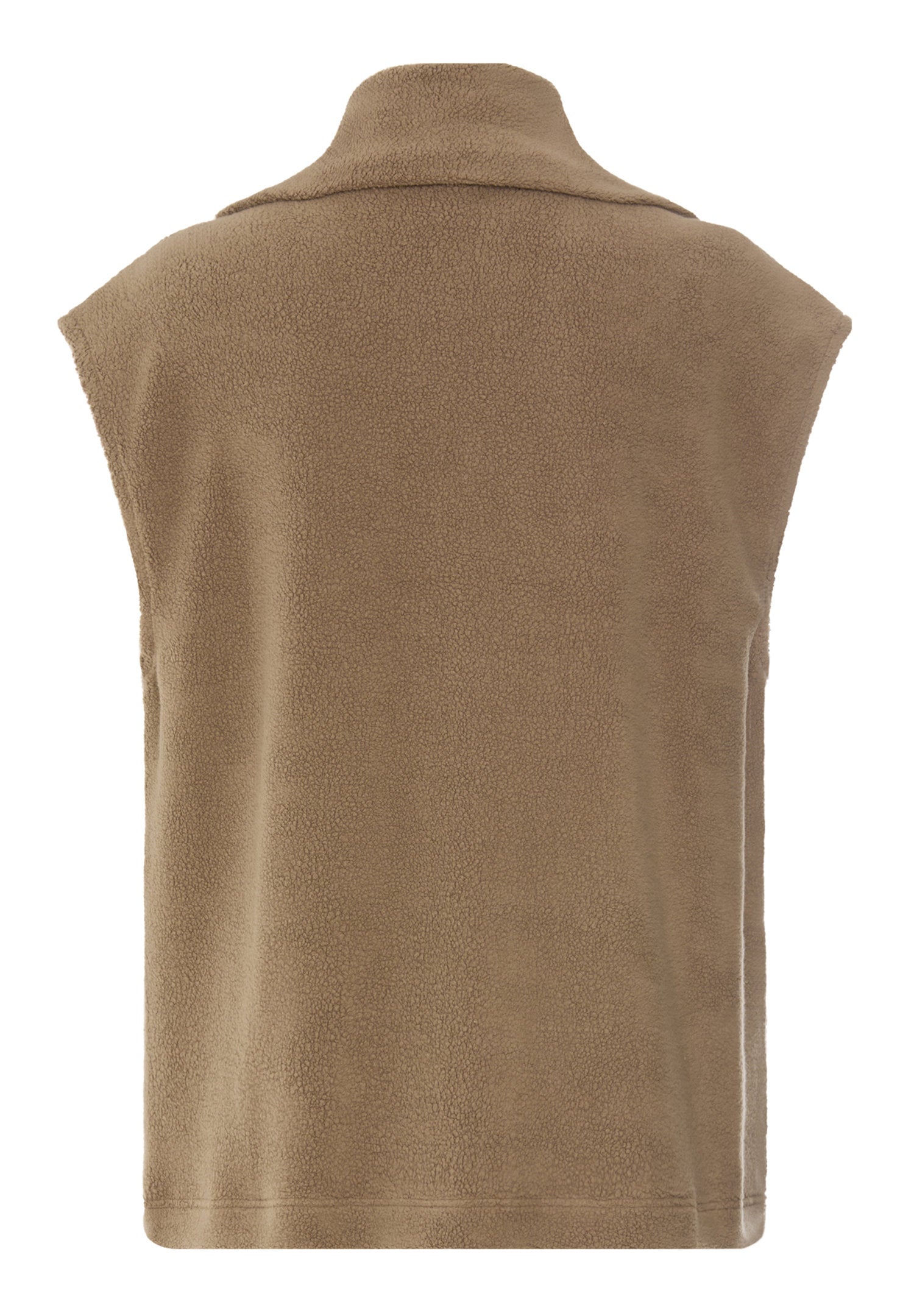 hanro-easy-wear-weste-damen-suede-camel-teddyfleece image 3