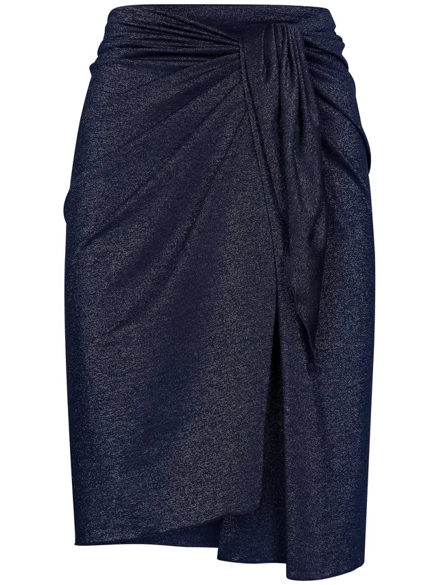 pastunette-glam-cover-up-strandrock-dunkelblau-glitzer image 1