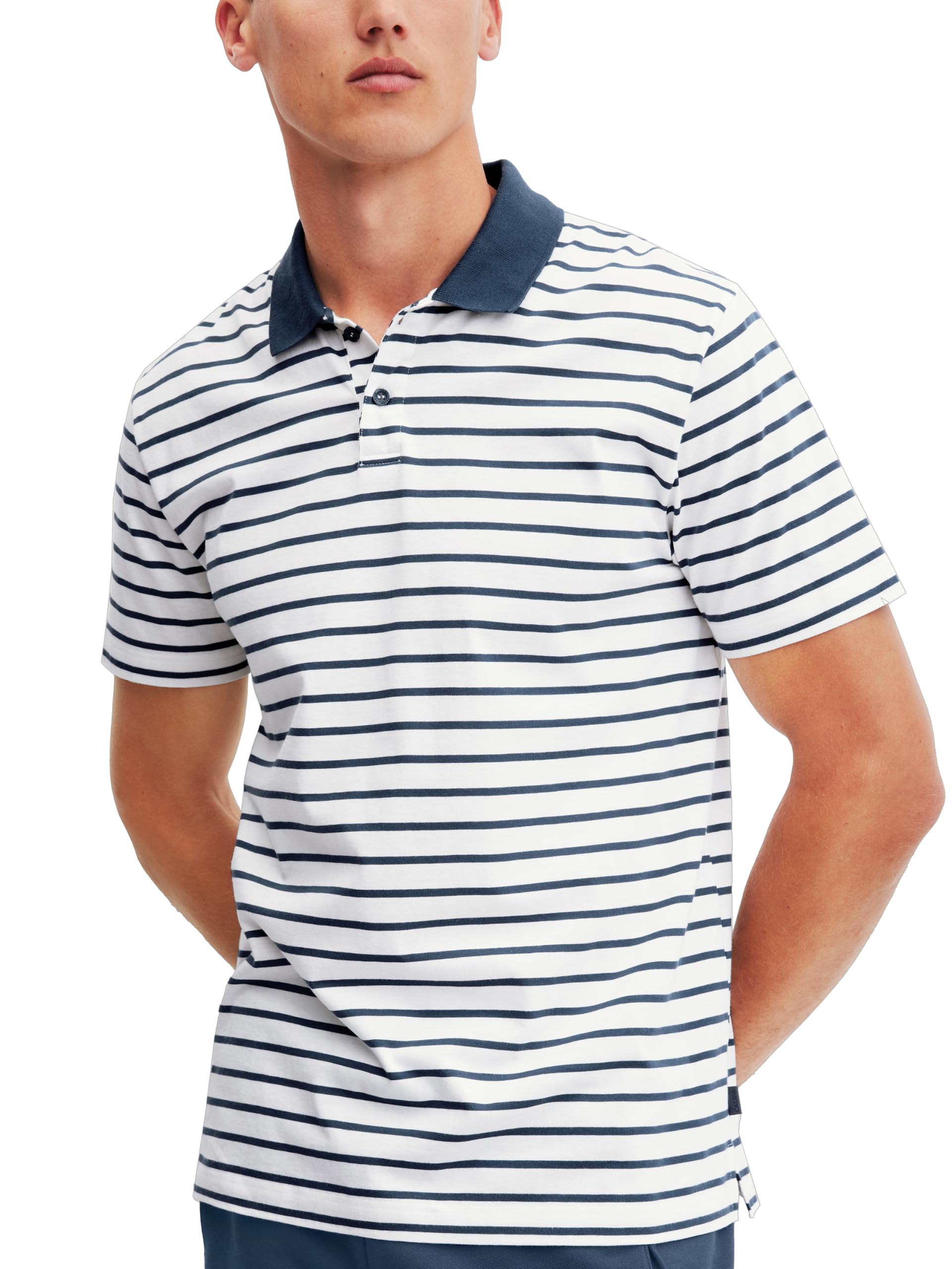 calida-remix-basic-lounge-rmx-journey-polo-shirt-herren-52-54-streifen image 1