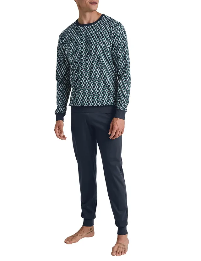 calida-relax-streamline-herren-pyjama-set-mit-b-ndchen image 1