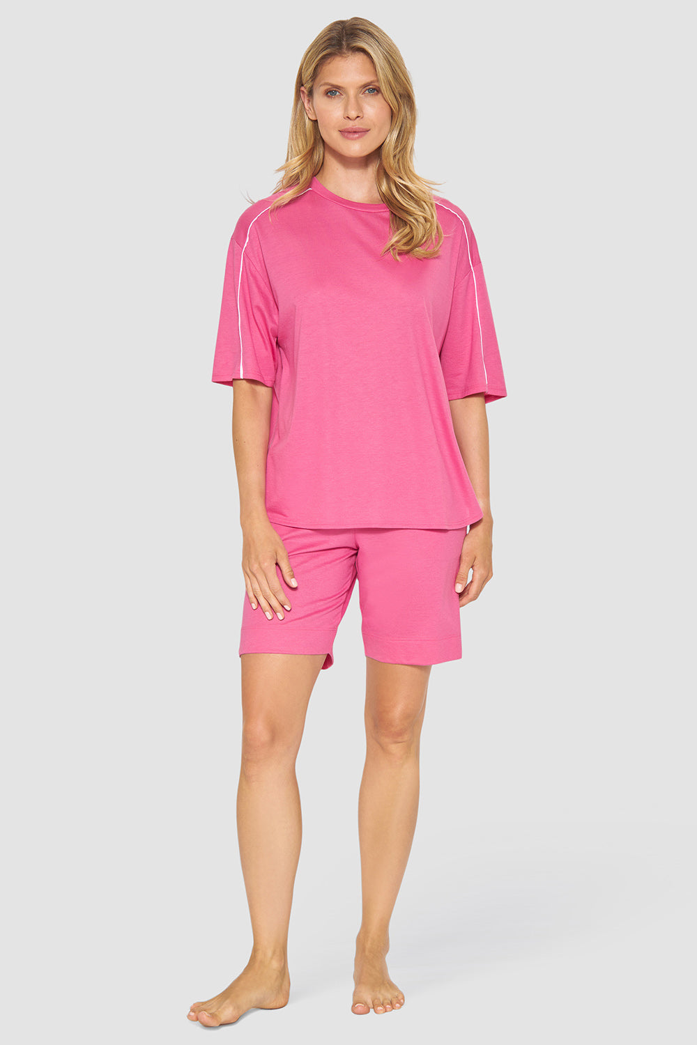 r-sch-be-happy-shirt-kurzarm-t-shirt-pink-paspel image 4