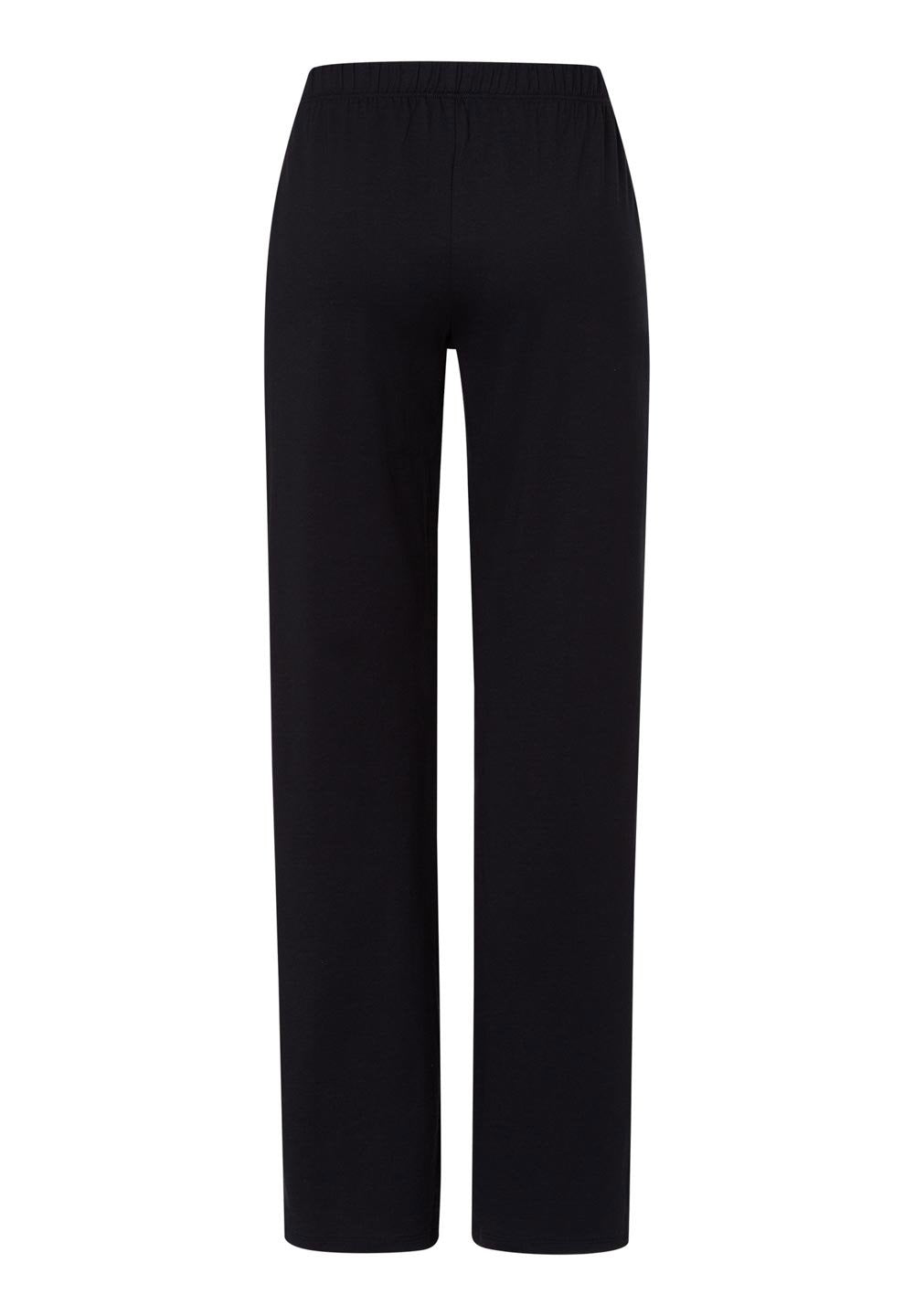 hanro-natural-wear-long-pants-hose-schwarz-bio-baumwolle image 3