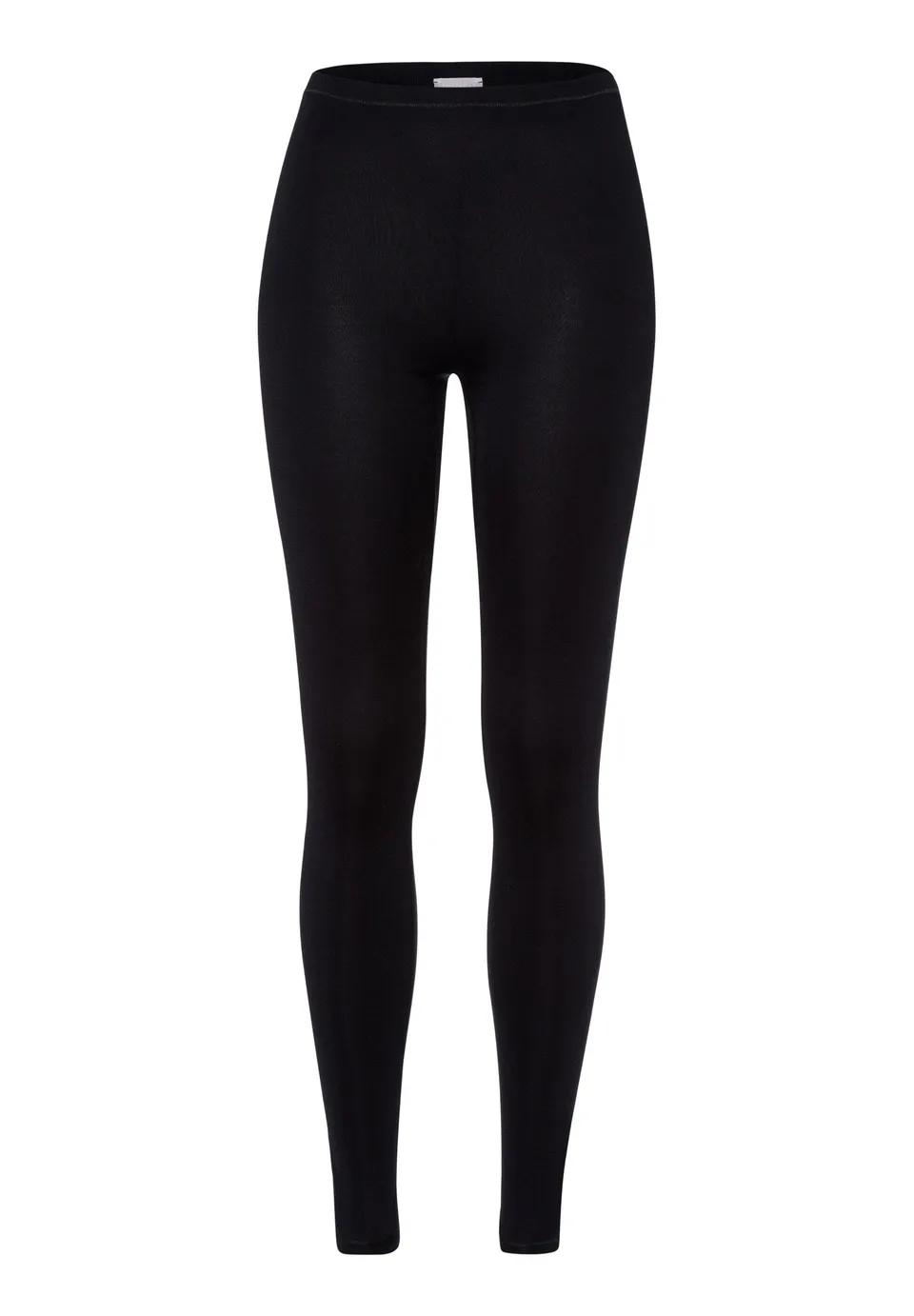 hanro-pure-silk-longlegs-seiden-leggings-schwarz-nahtlos image 1
