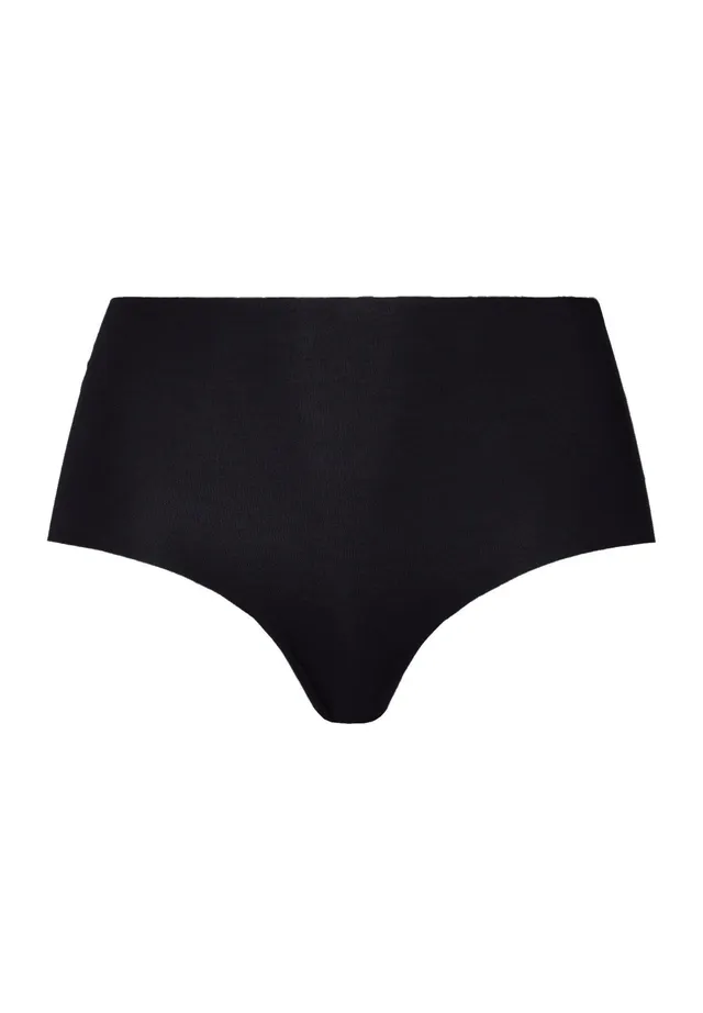 hanro-invisible-cotton-maxi-briefs-slip-schwarz-baumwolle image 1