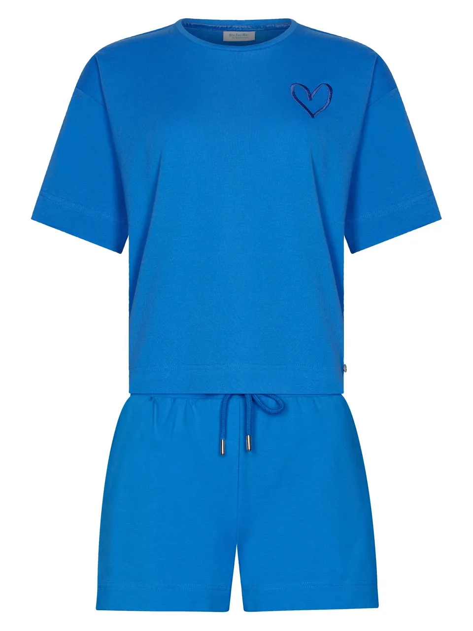 myrebelle-blue-bay-shortama-blau-baumwolle-shorty image 1
