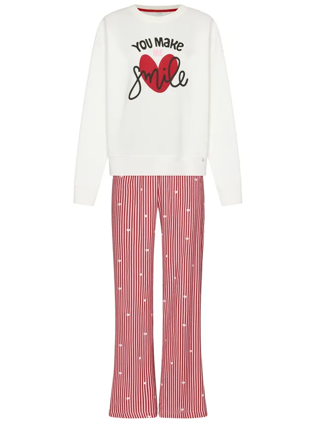 myrebelle-endless-love-set-rot-herz-baumwolle-loungeset image 1