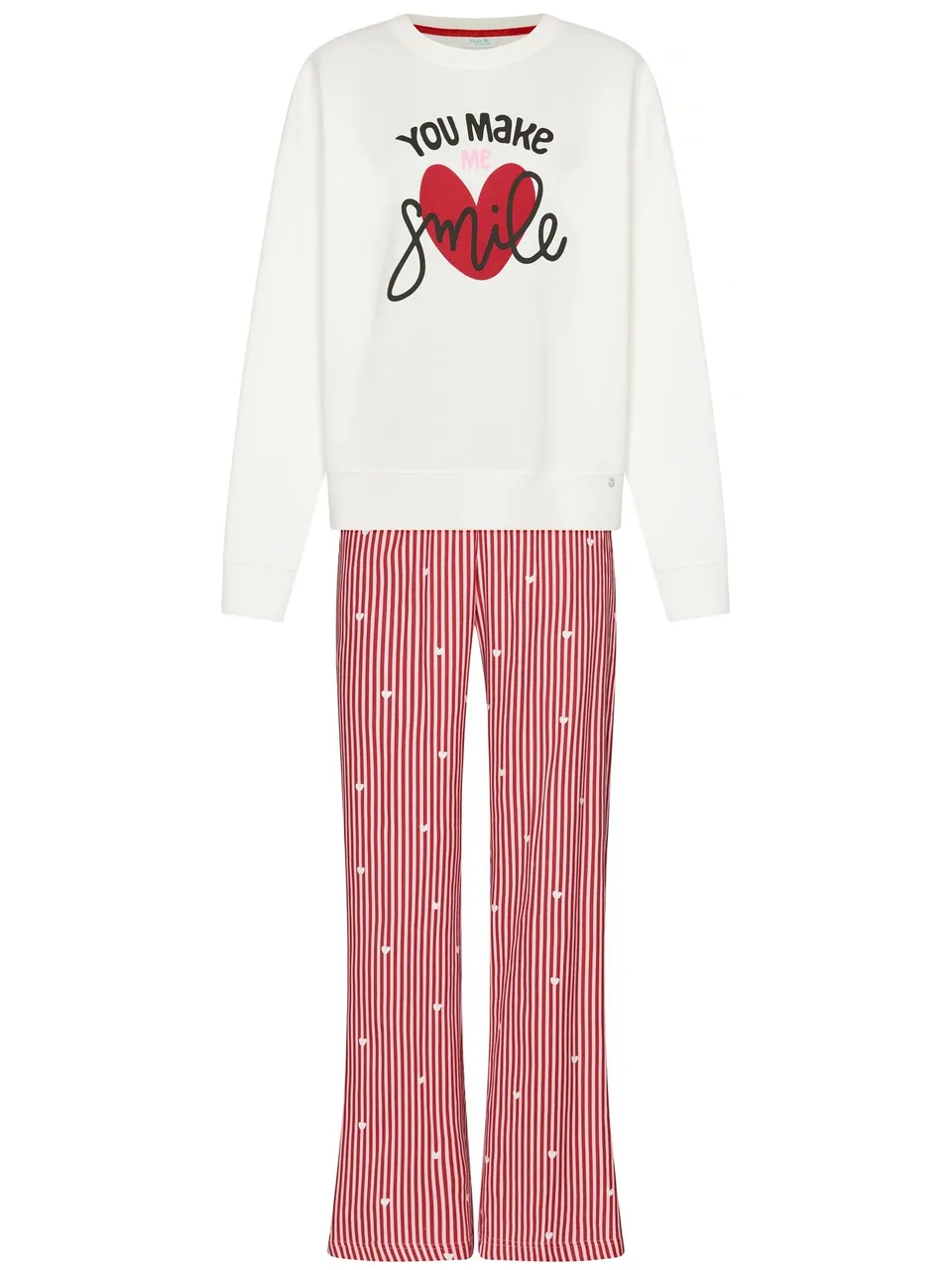 myrebelle-endless-love-set-rot-herz-baumwolle-loungeset image 1
