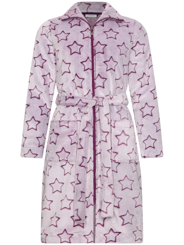 pastunette-myrebelle-starlight-magic-morgenmantel-lila-sterne-fleece image 1