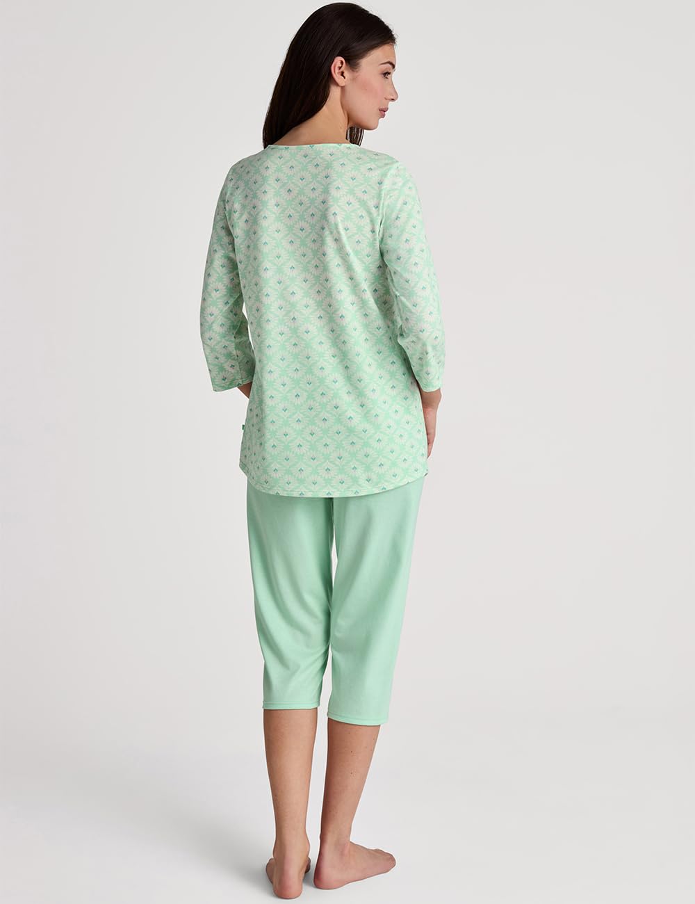 calida-favourites-dreams-flower-nights-3-4-pyjama-damen-pyjamaset-weich image 2