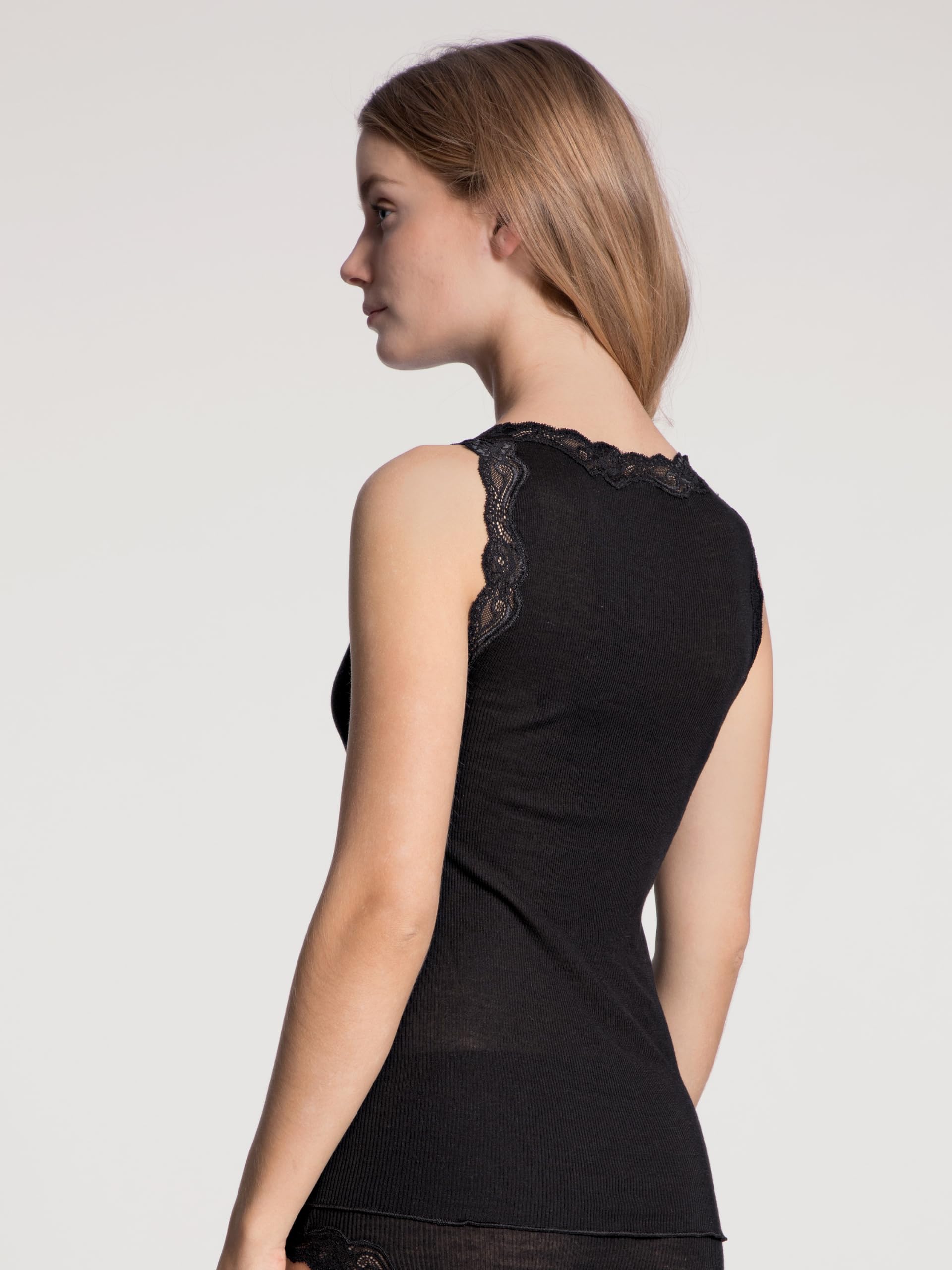 calida-richesse-lace-top-damen-schwarz-40-42-wolle-seide image 5
