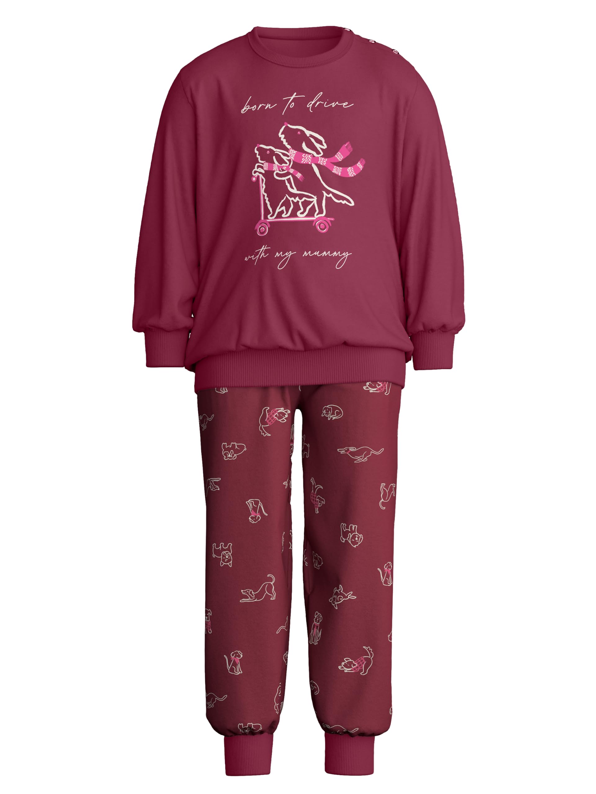 calida-family-friends-pyjamaset-m-dchen-92-98-rot image 2
