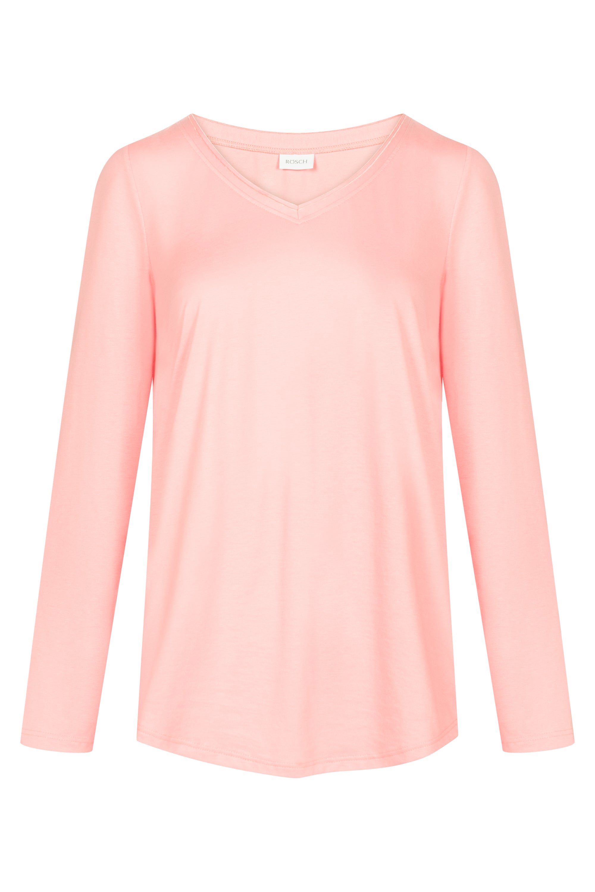r-sch-be-happy-shirt-langarm-blau-v-ausschnitt image 2