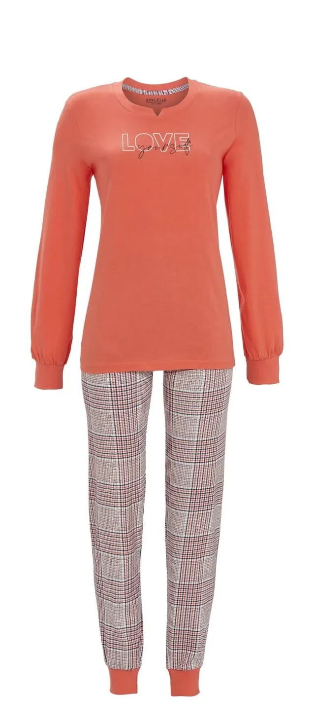 ringella-women-men-pyjama-love-yourself-kariert-gr-50 image 1
