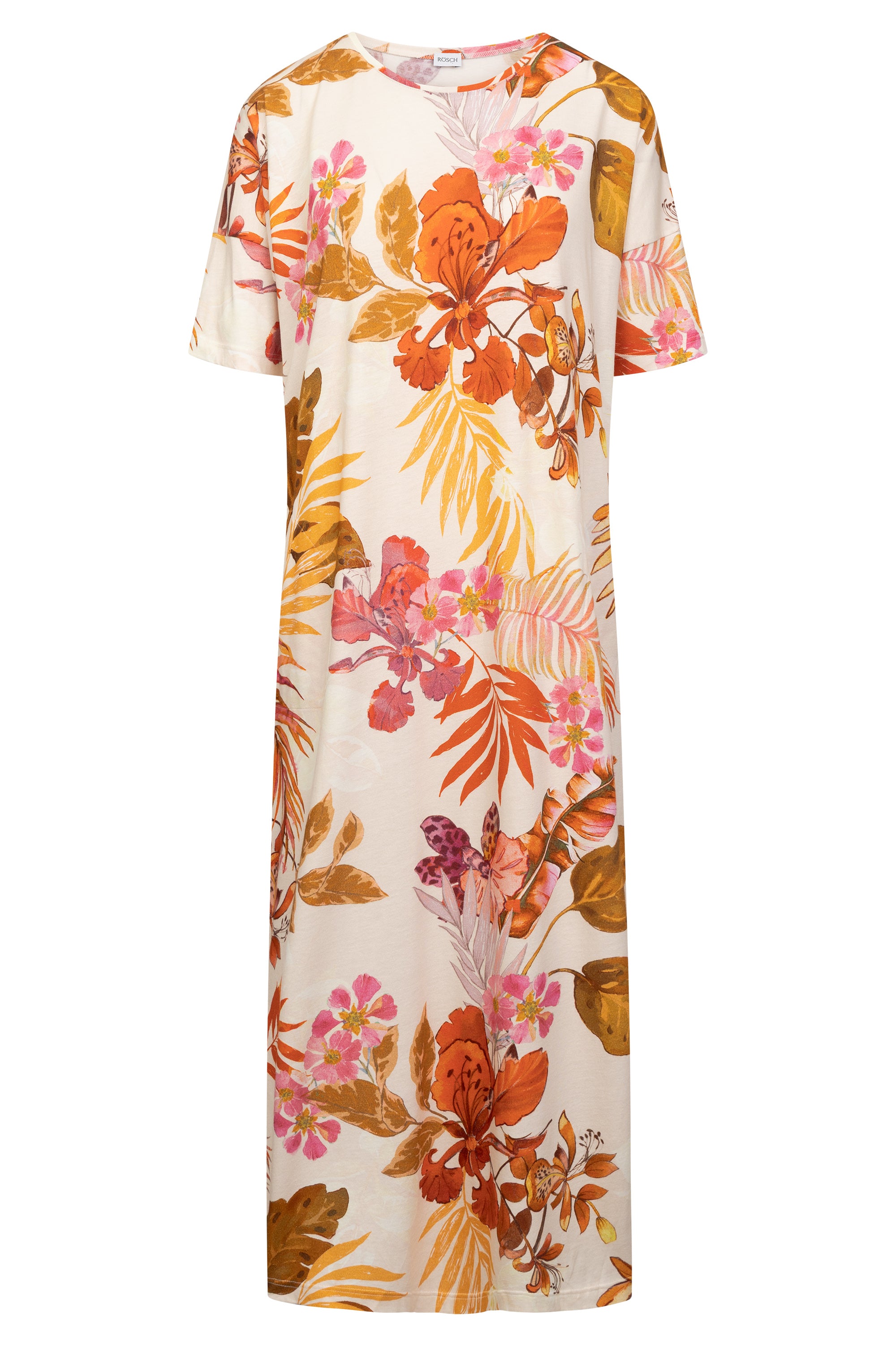 r-sch-be-happy-nachthemd-maxi-orange-mit-taschen image 2