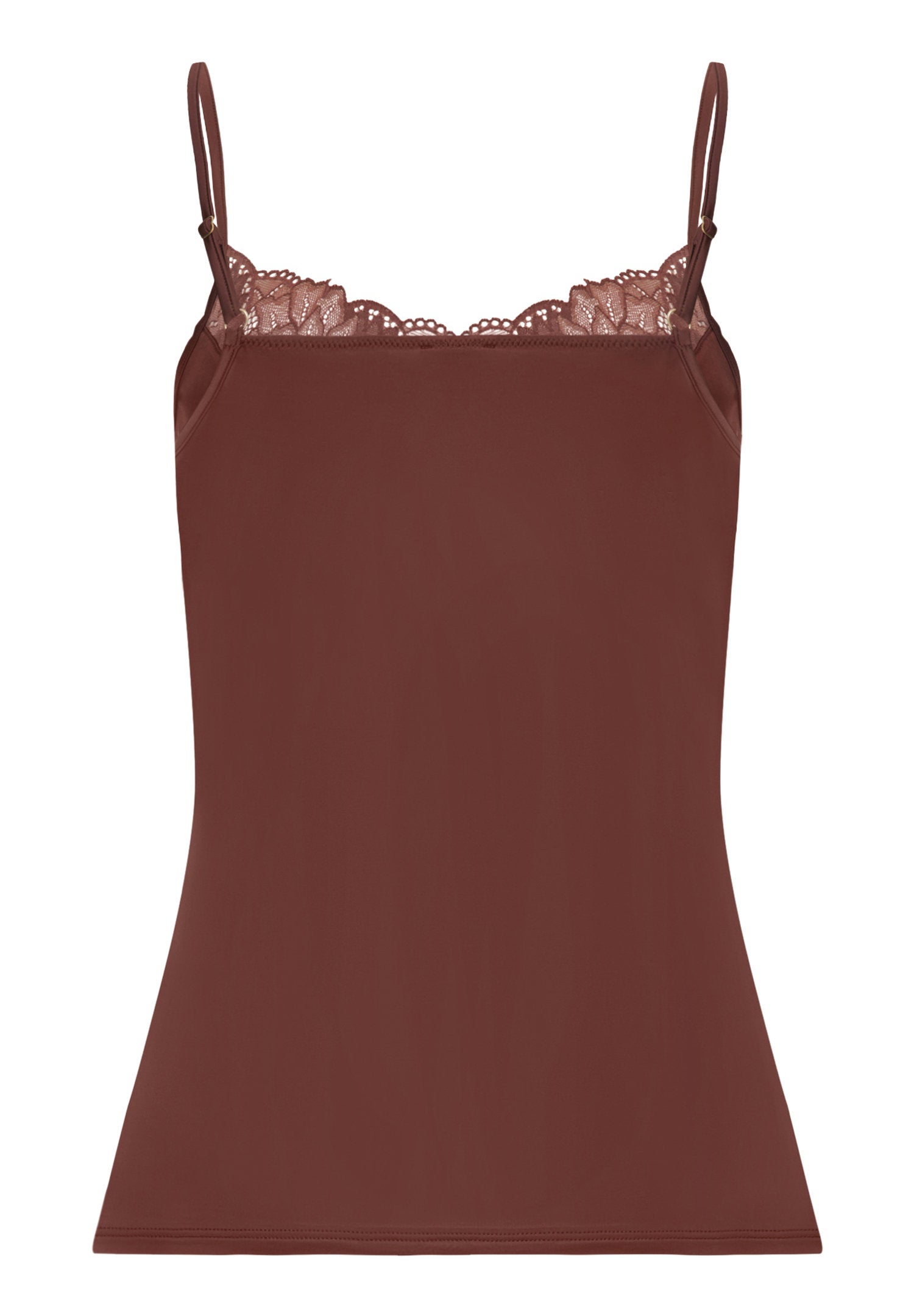 hanro-azelia-spaghetti-top-tr-gertop-cinnamon-spitze image 3