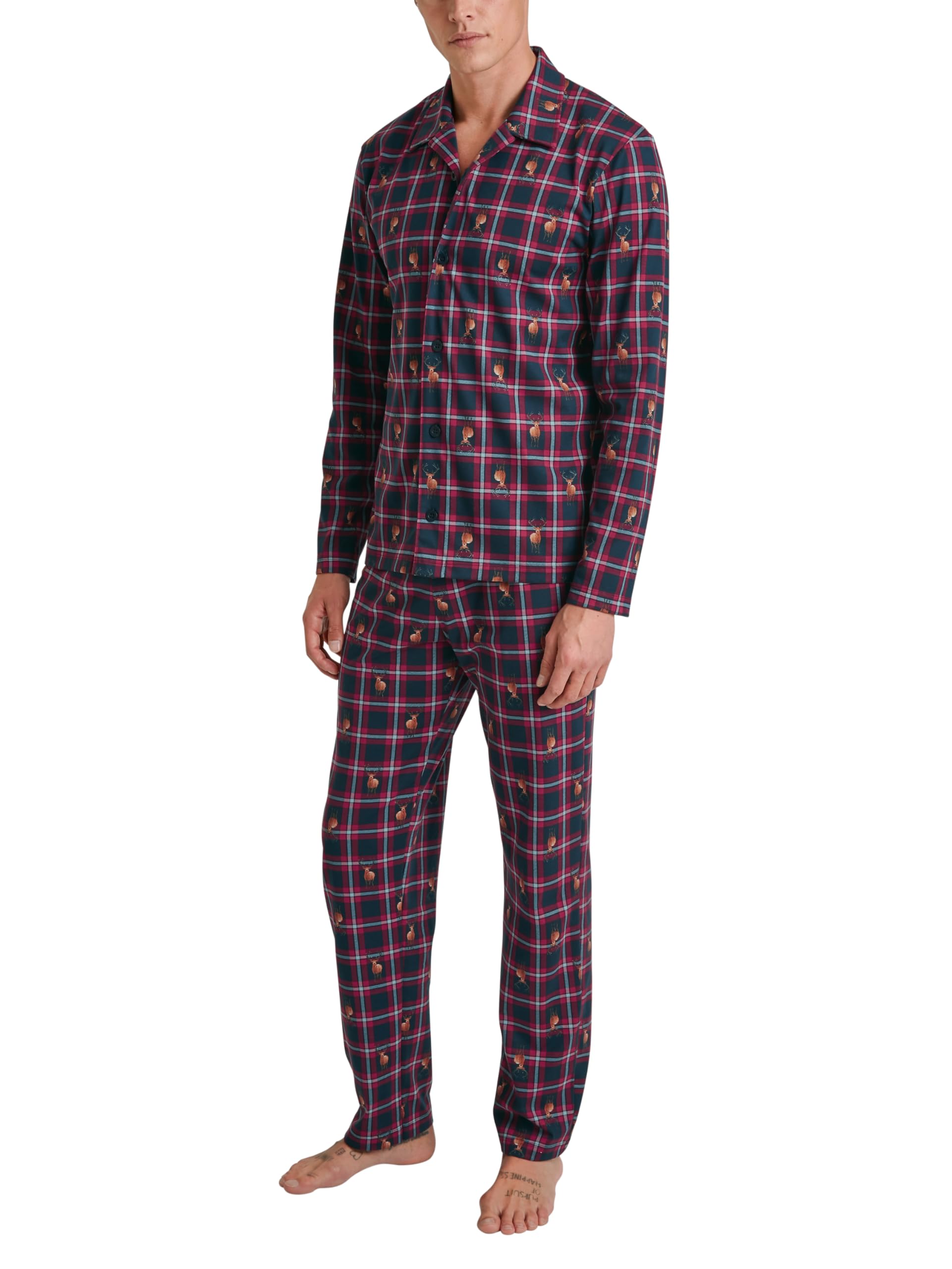 calida-favourites-sleep-family-friends-pyjamaset-herren-52-54-rio-red image 1