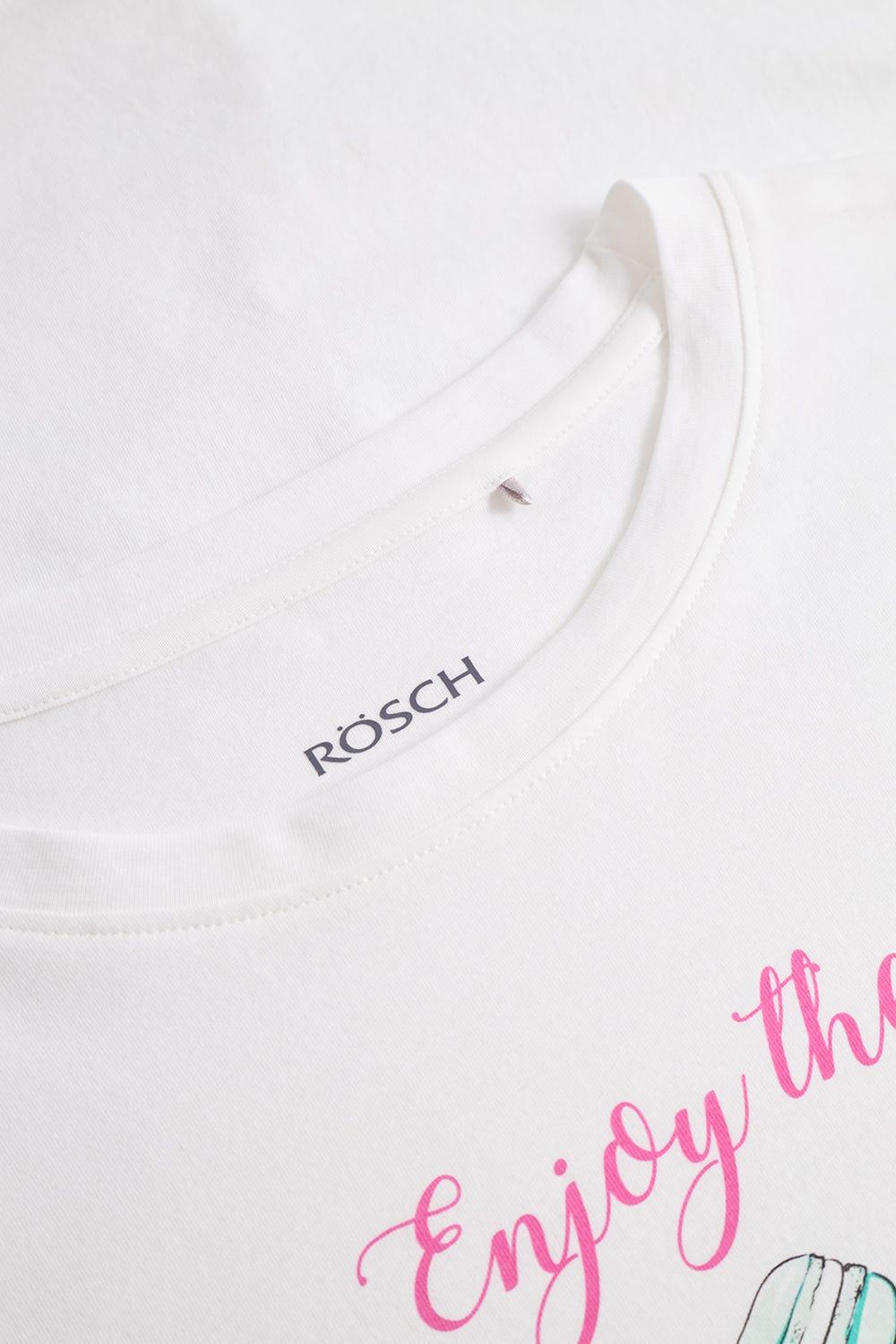 r-sch-be-happy-shirt-langarm-macaron-motiv-pyjama-oberteil-wei image 5