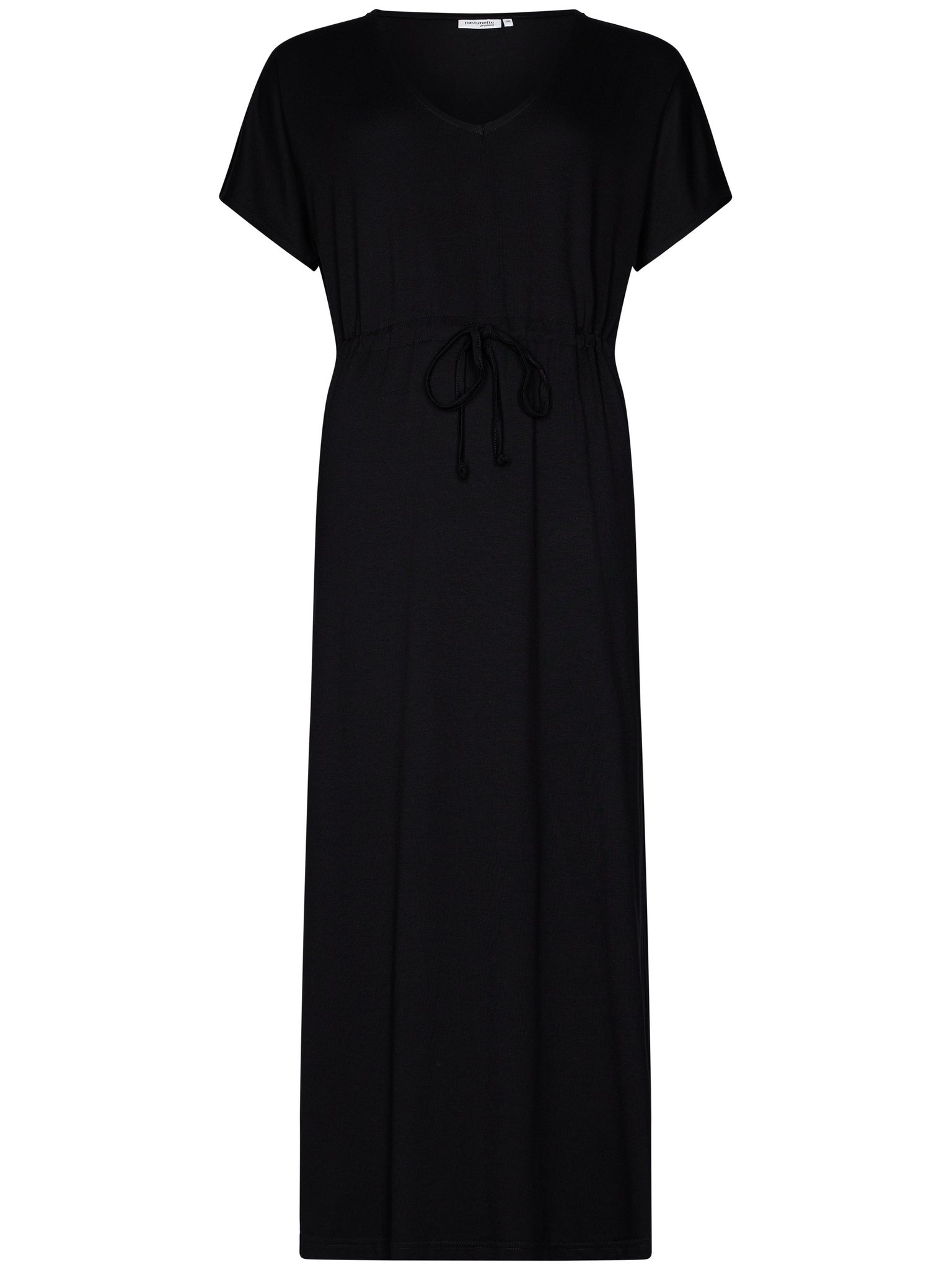 pastunette-beach-day-strandkleid-schwarz-v-ausschnitt-130cm image 2