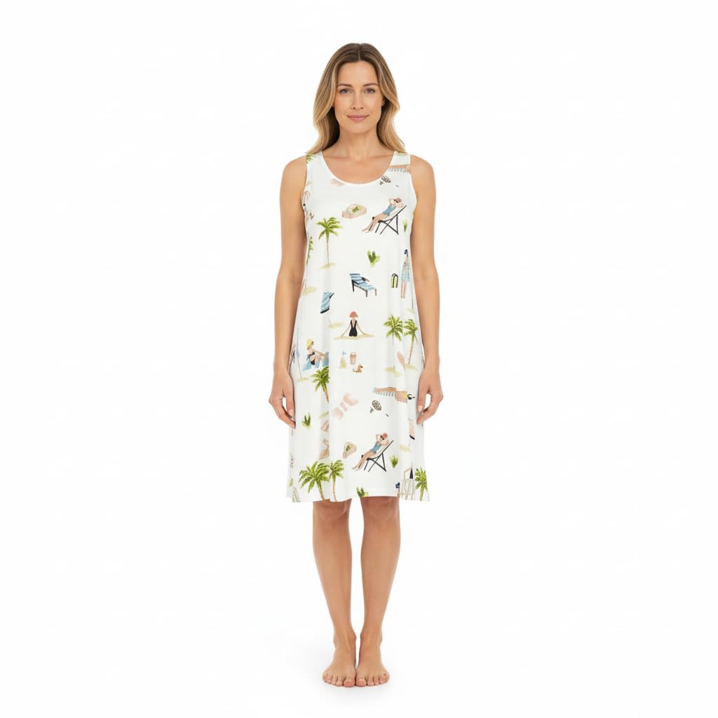 ringella-beach-damen-sleepshirt-rmellos-beach-90cm image 1