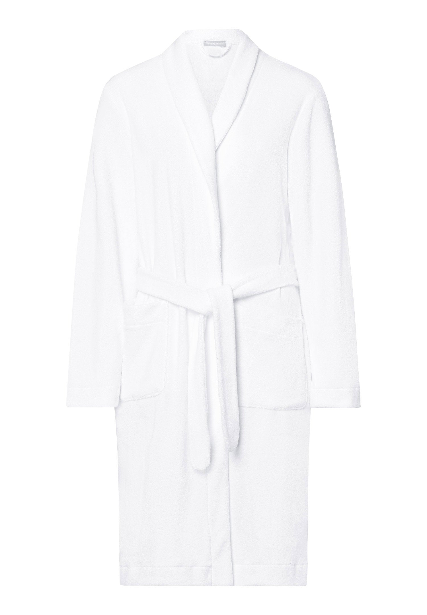 hanro-selection-robe-077127-morgenmantel-wei-frottee-100cm image 1