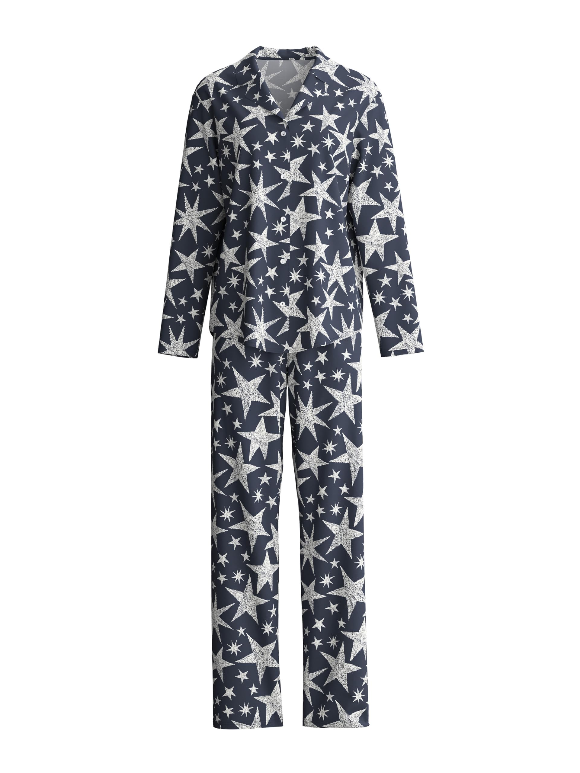 calida-favourites-dreams-pyjama-damen-44-46-winter-langarm image 4