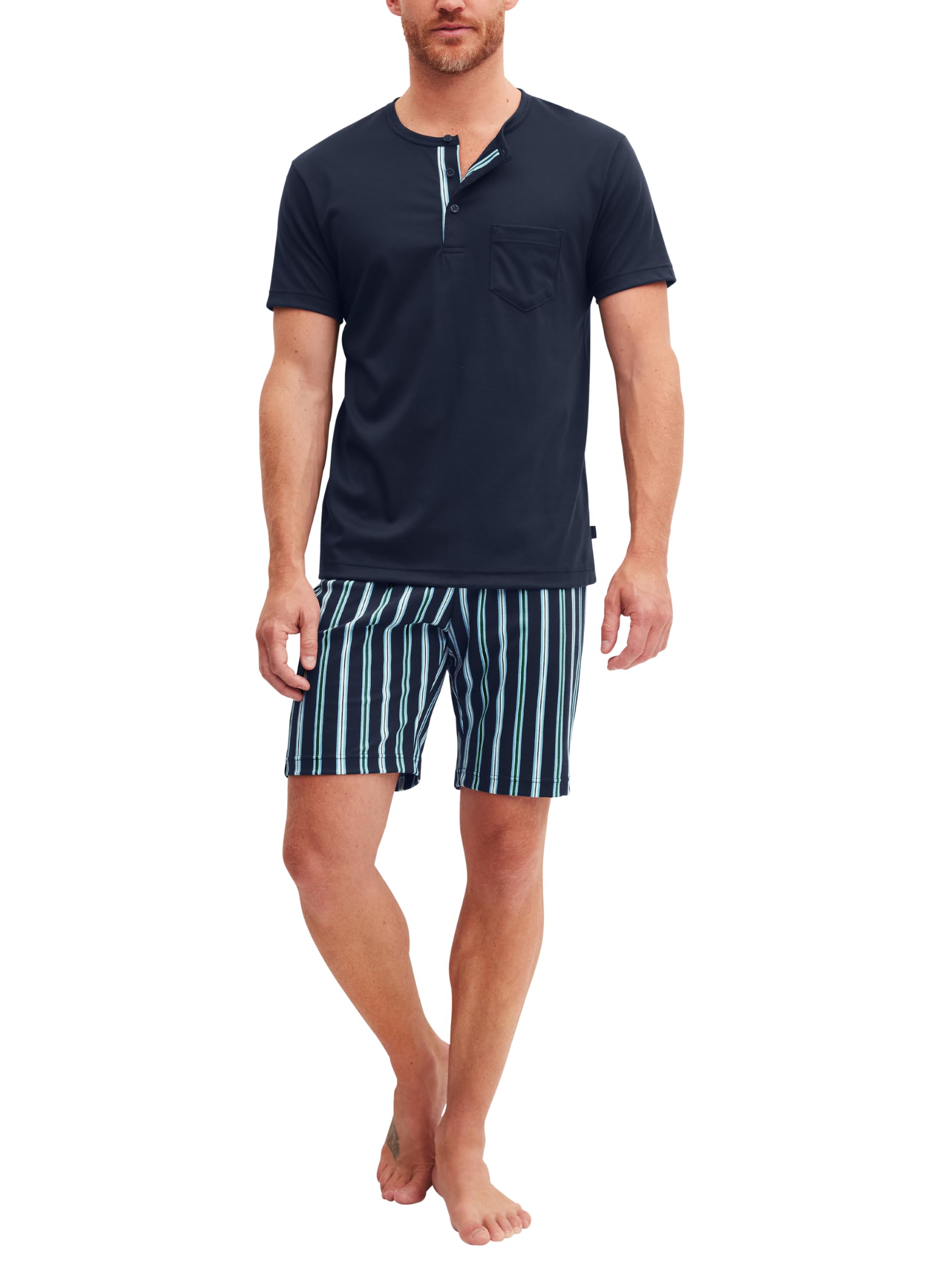 calida-relax-choice-kurz-pyjama-herren-supima-baumwolle image 6