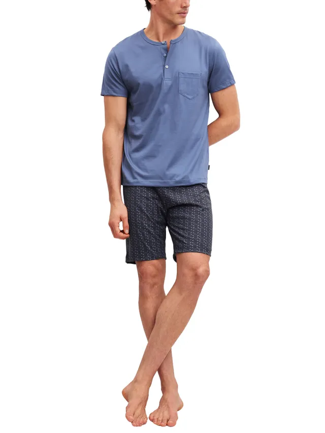 calida-relax-imprint-pyjamaset-herren-50-kurz-shorty image 1