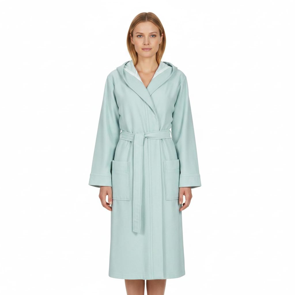 ringella-women-men-bademantel-kapuze-aqua-velours-frottee image 8