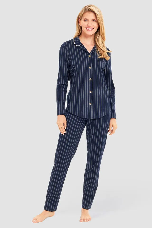 r-sch-be-happy-pyjama-lang-blau-herrenstyle-kn-pfe image 1