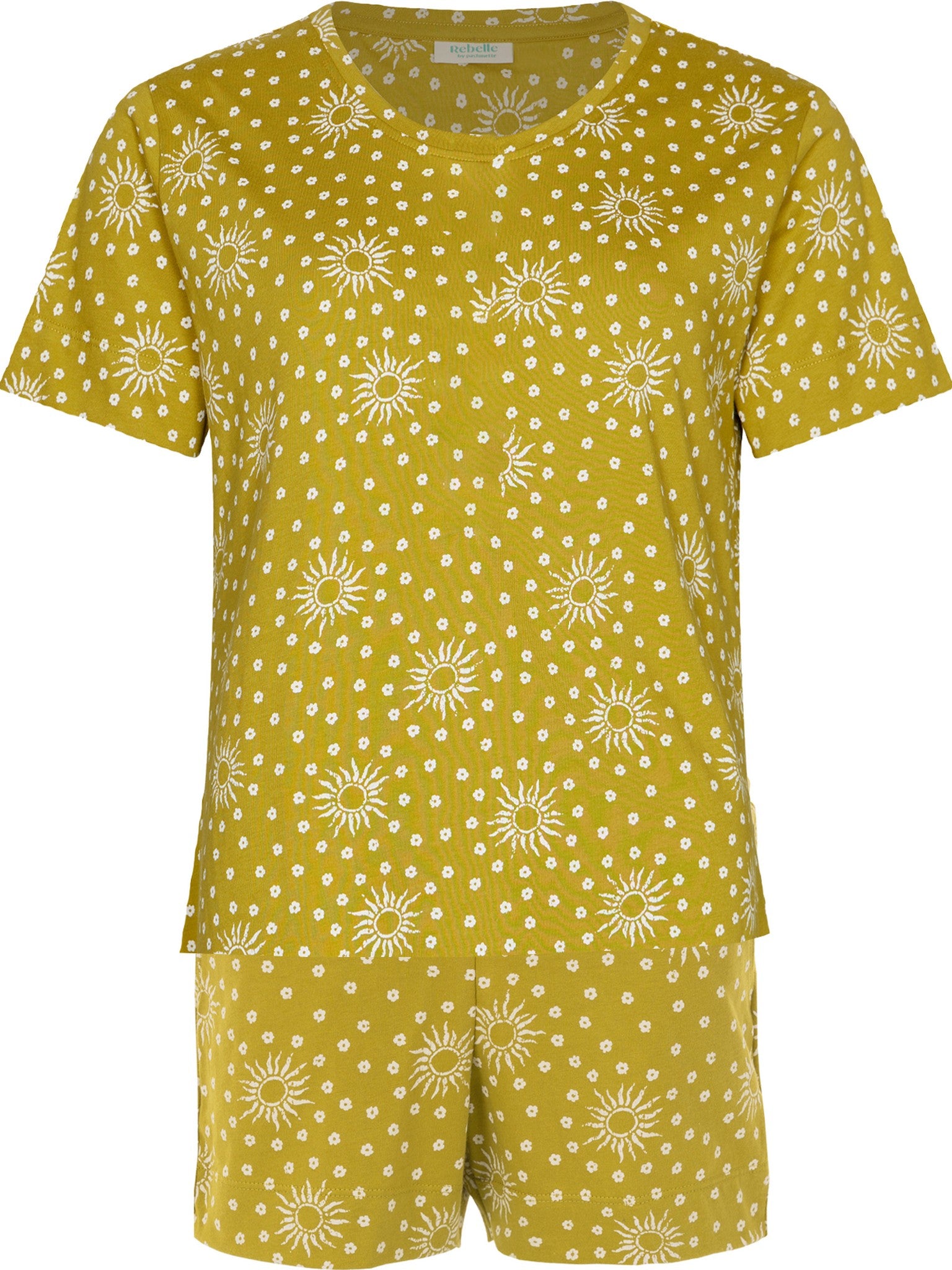 myrebelle-sunny-holiday-shortama-gr-n-bio-baumwolle-kinder image 1