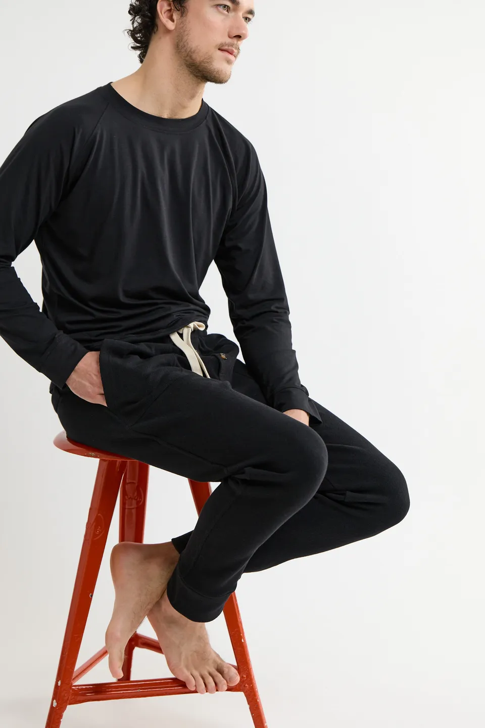 sunday-in-bed-christopher-schlafhose-herren-baumwolle-lang image 1