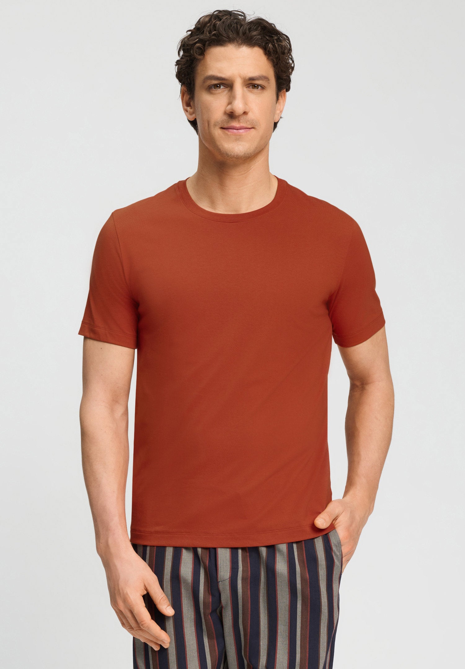 hanro-living-shirts-t-shirt-roobios-tea-baumwolle image 2