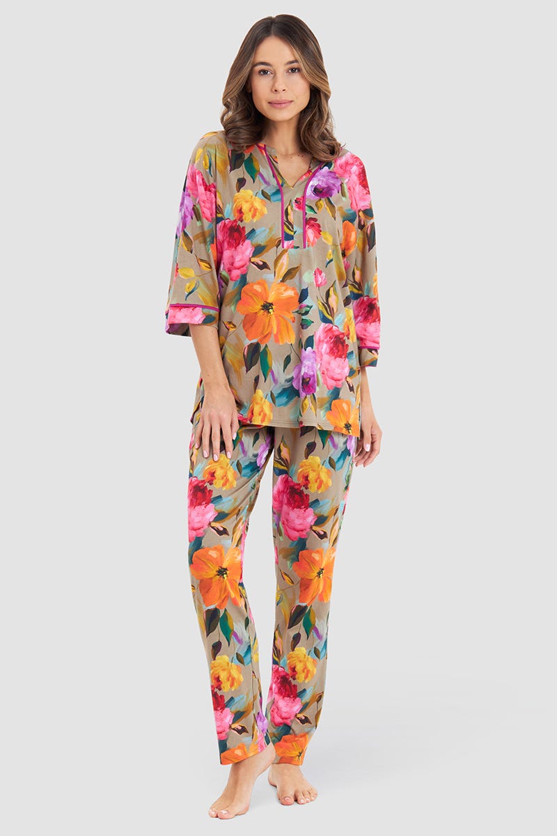 r-sch-be-happy-pyjama-lang-mehrfarbig-bl-tendruck image 1