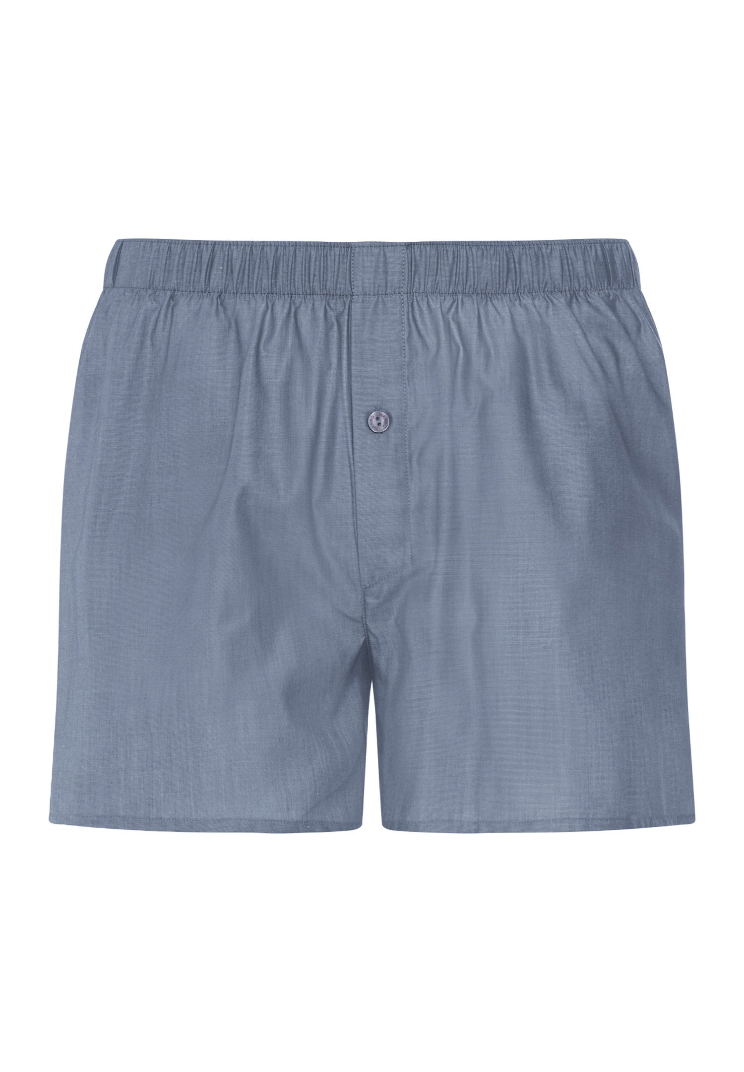 hanro-fancy-woven-boxers-boxershorts-chambray-blue-baumwolle image 1